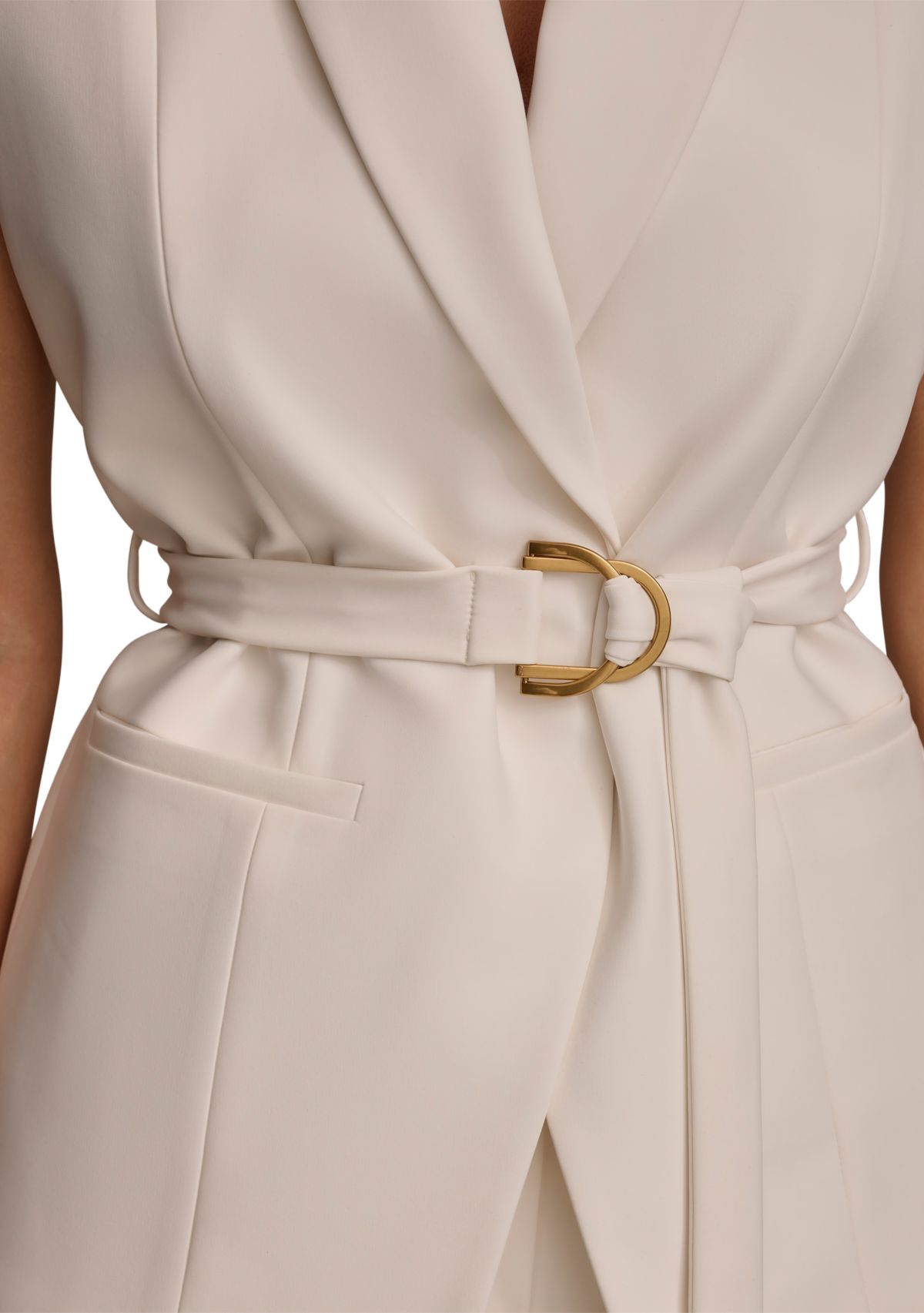 Womens Tie Waist Vest
