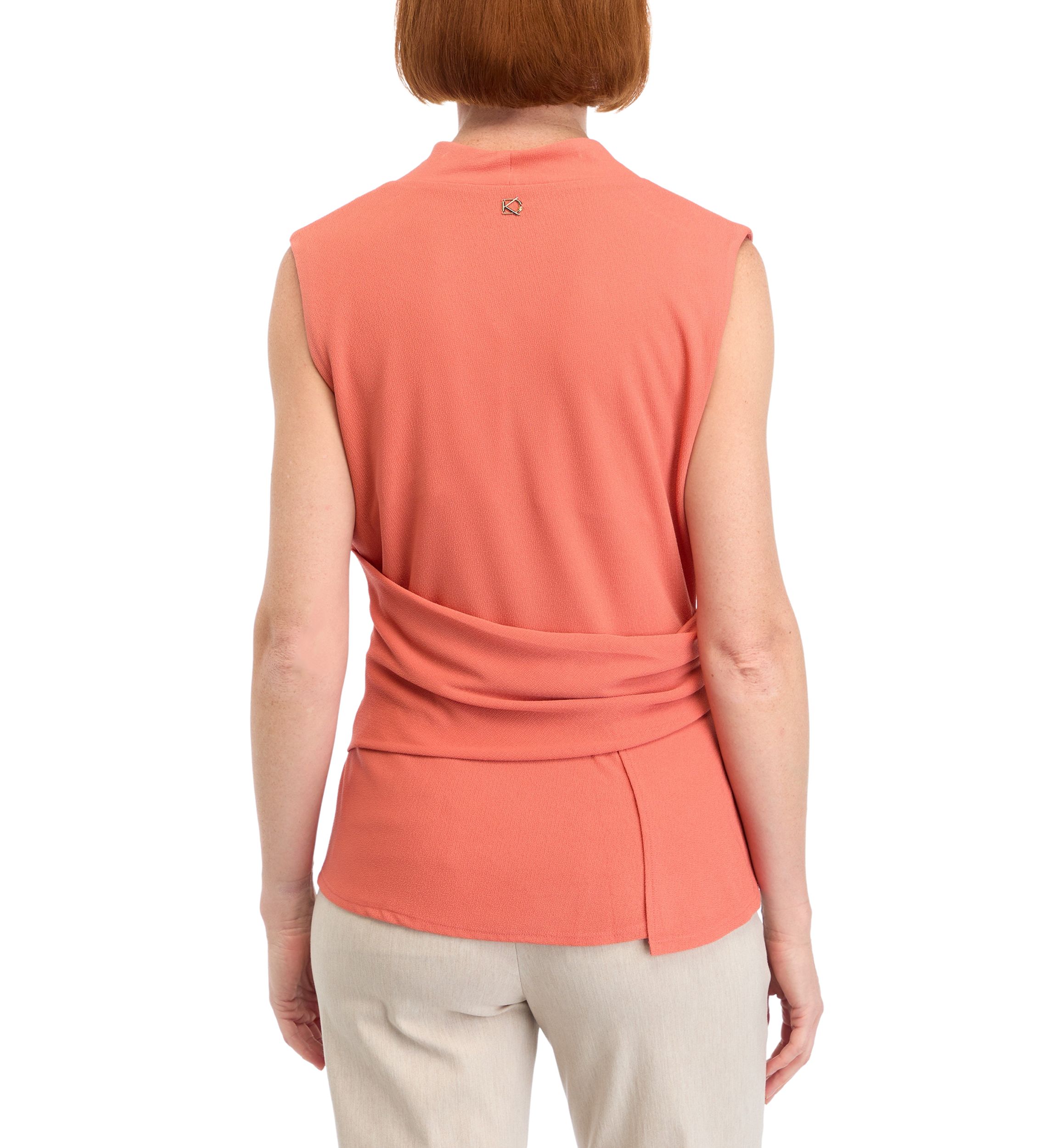 Womens V-Neck Peplum Blouse