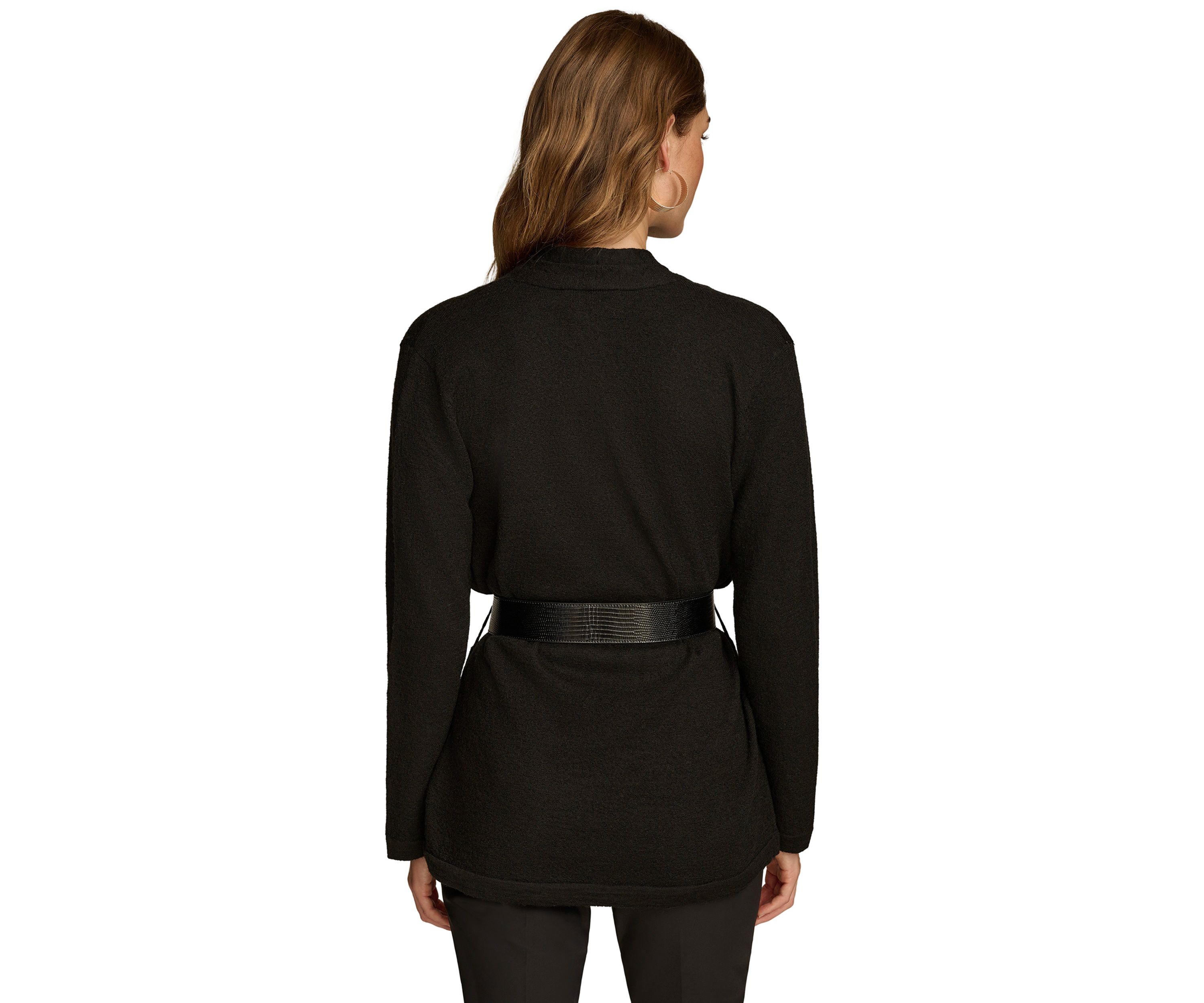 Womens Belted Sweater