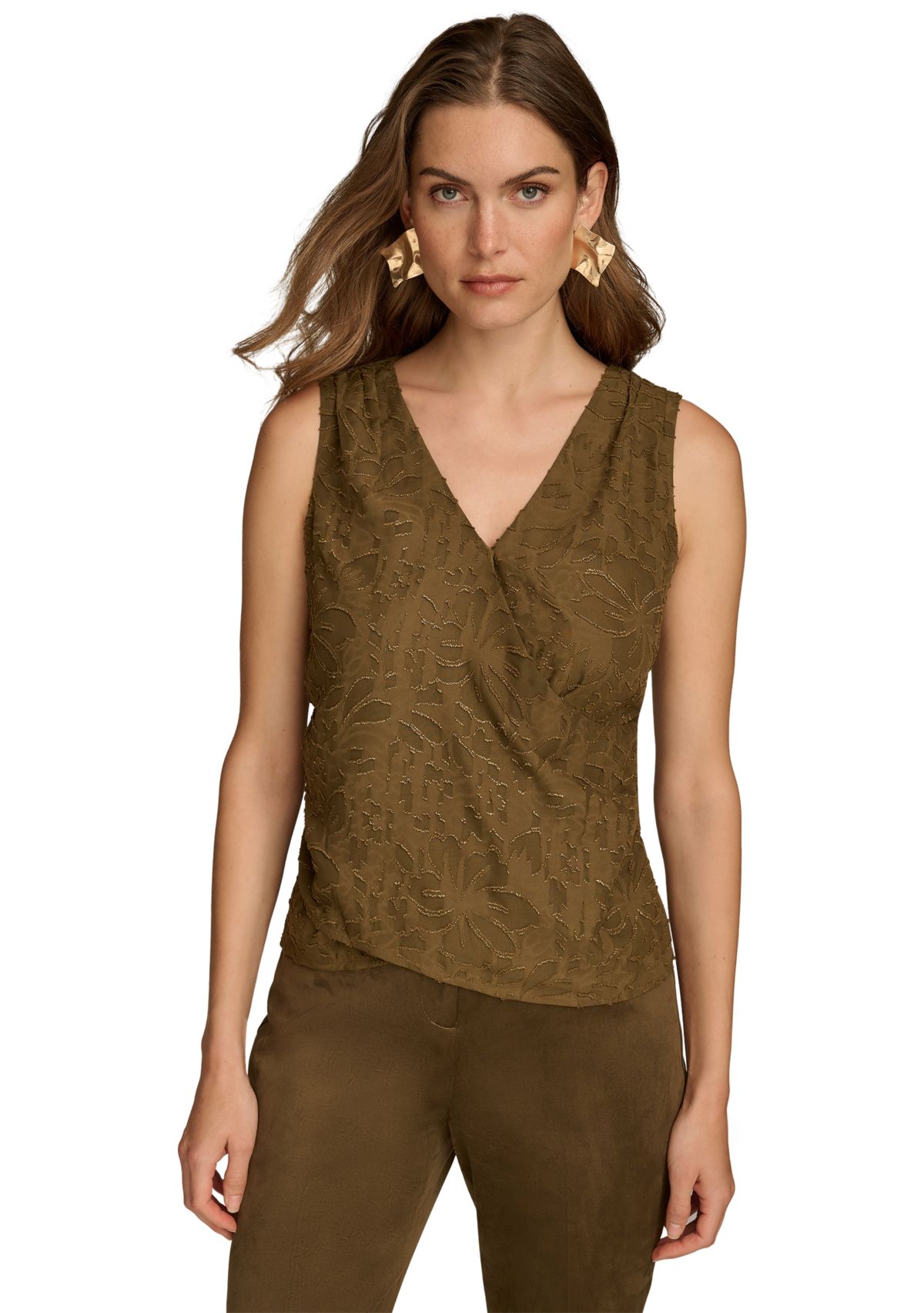 Womens Sleeveless Novelty Blouse