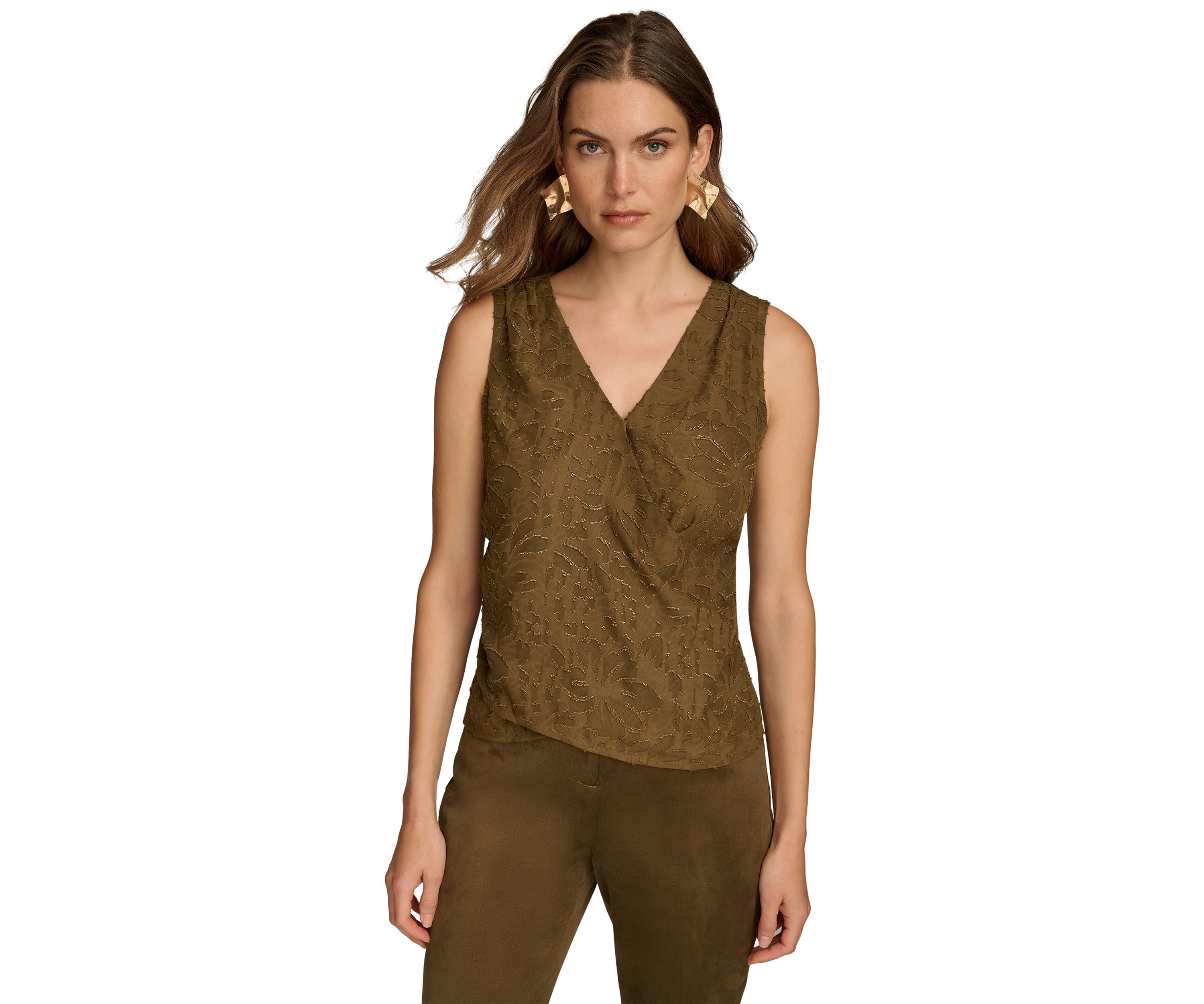 Womens Sleeveless Novelty Blouse