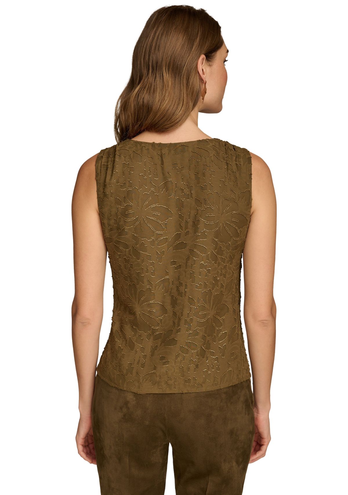 Womens Sleeveless Novelty Blouse