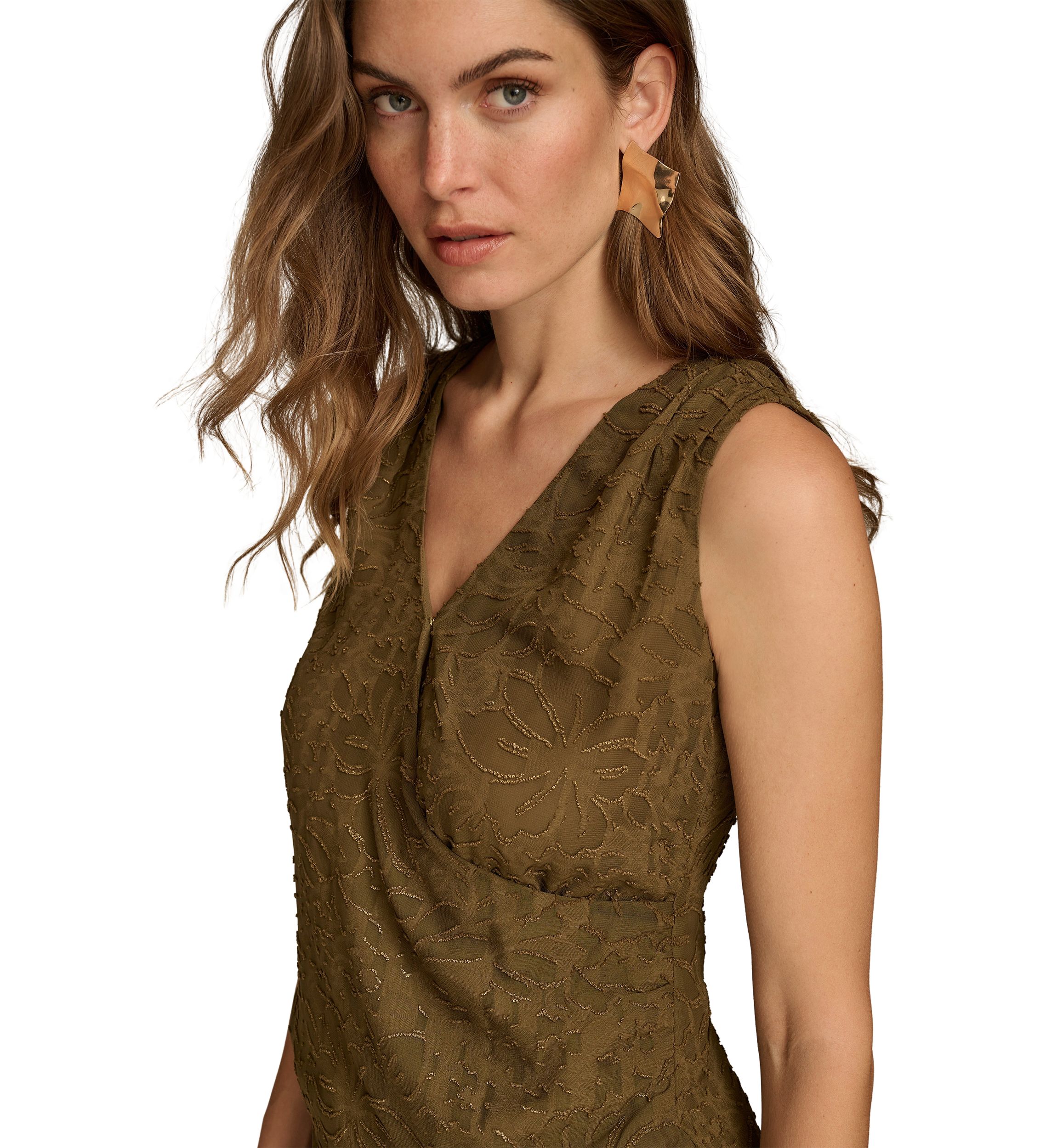 Womens Sleeveless Novelty Blouse