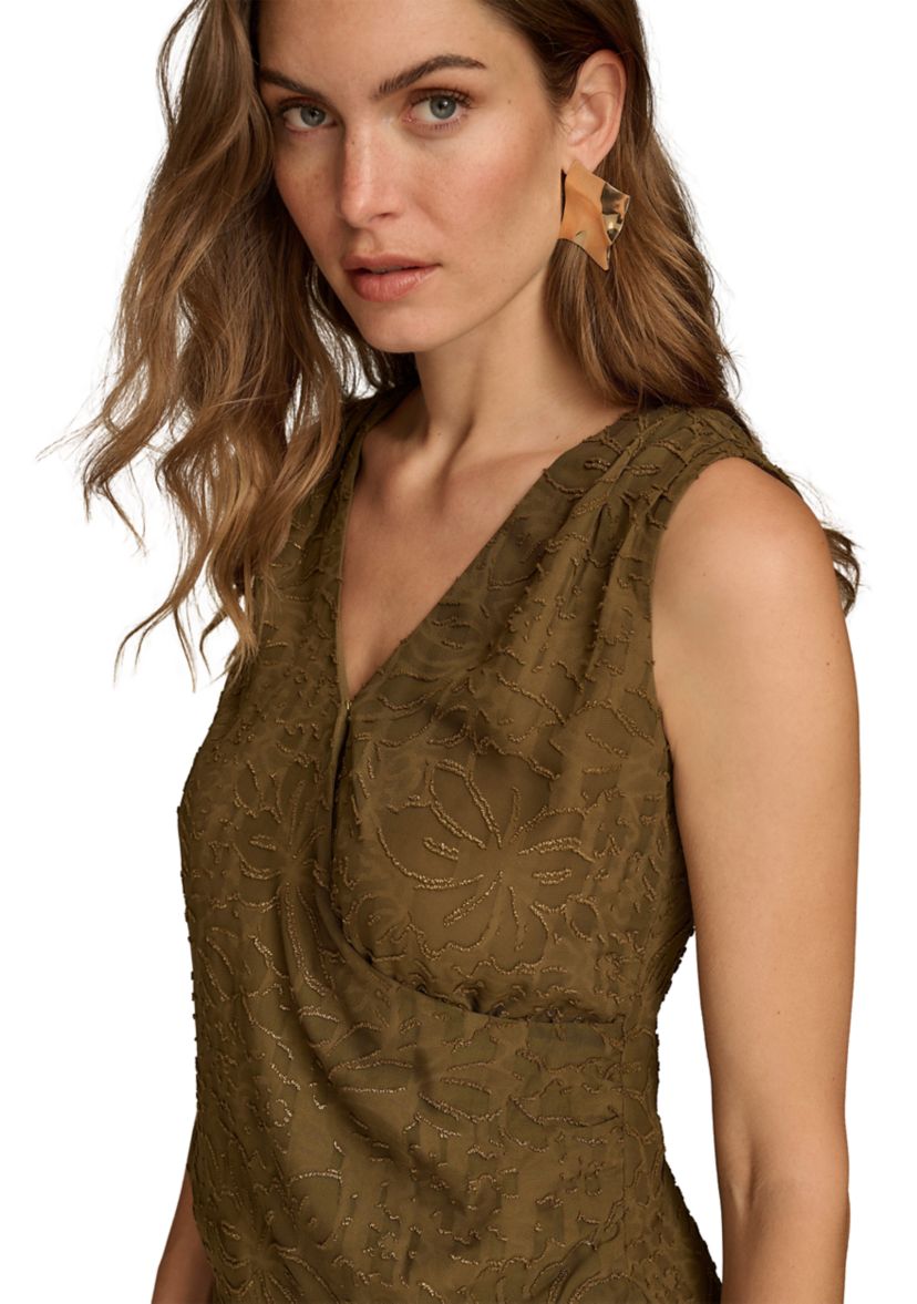 Womens Sleeveless Novelty Blouse