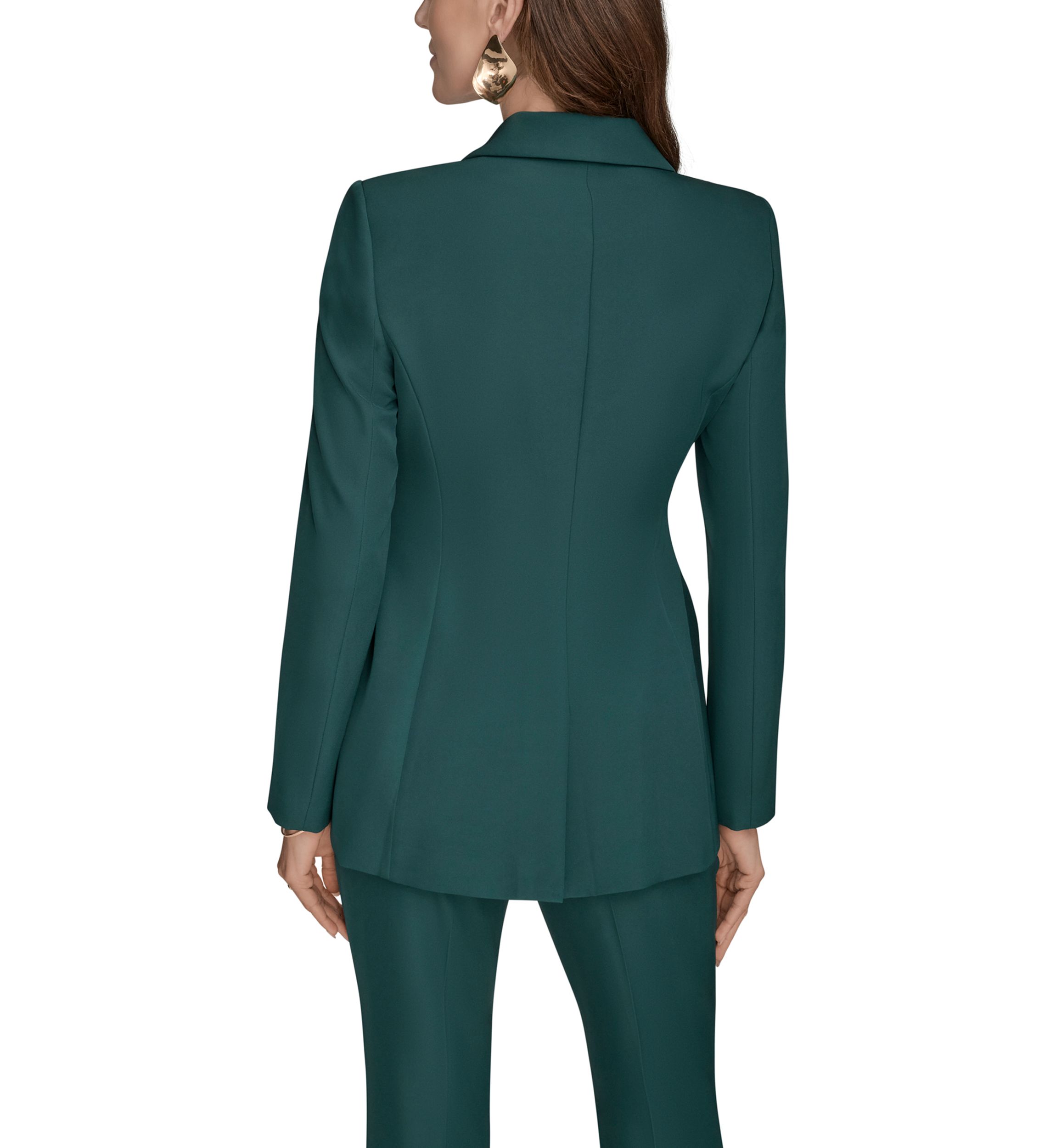 Womens Belted Blazer