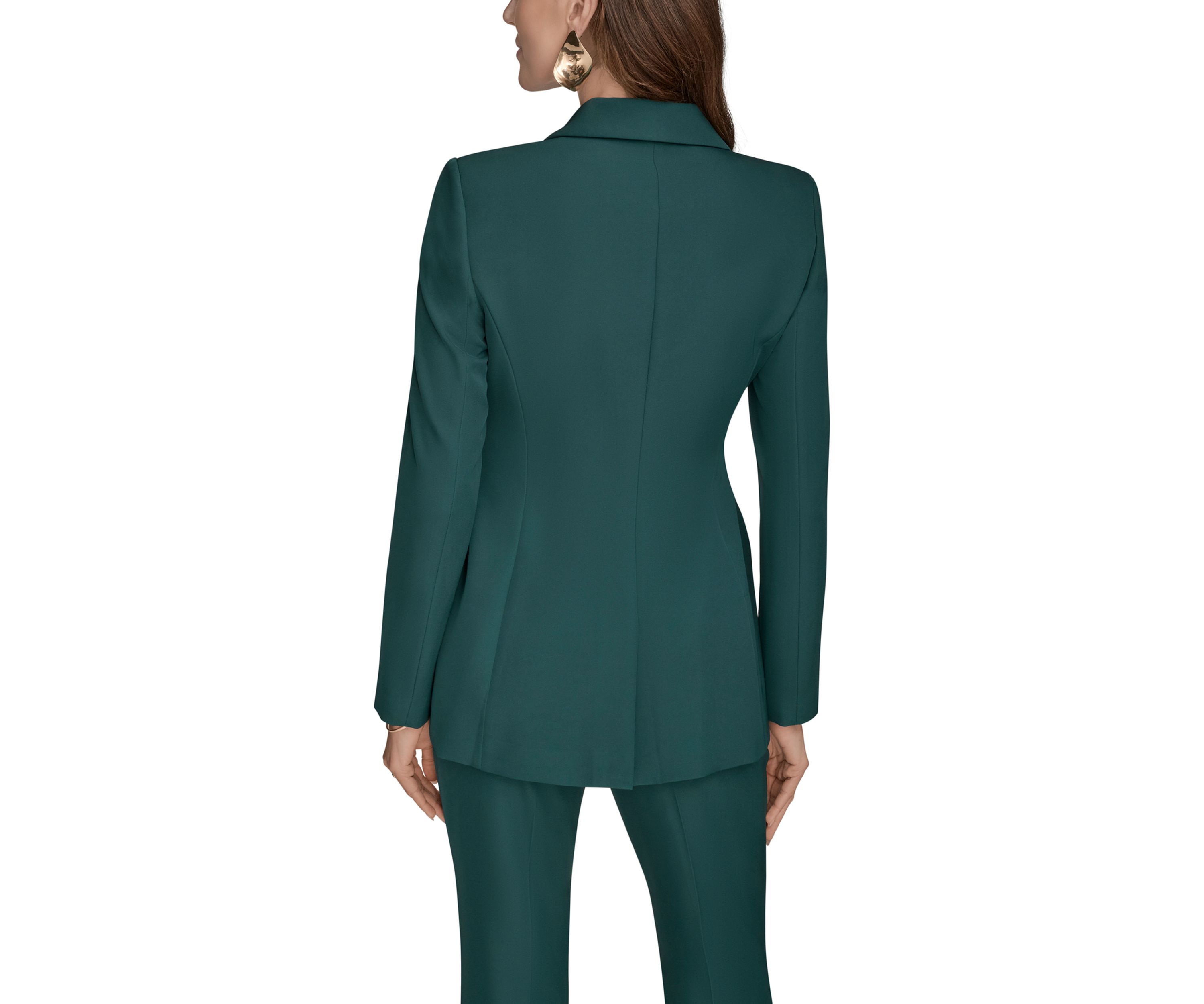 Womens Belted Blazer