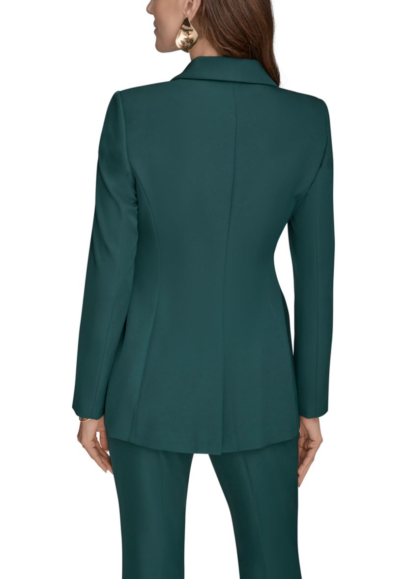 Womens Belted Blazer