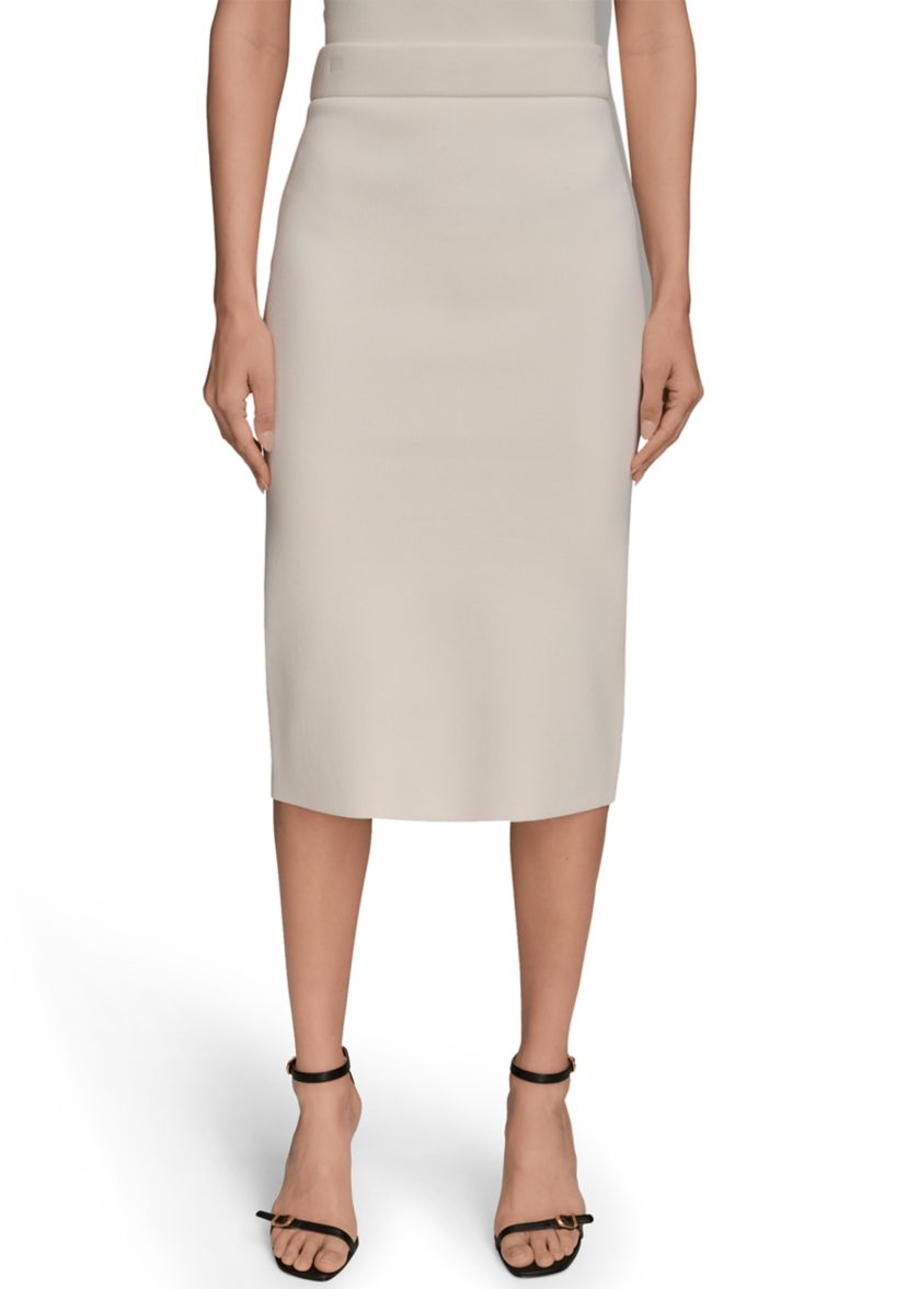 Womens Midi Sweater Skirt 