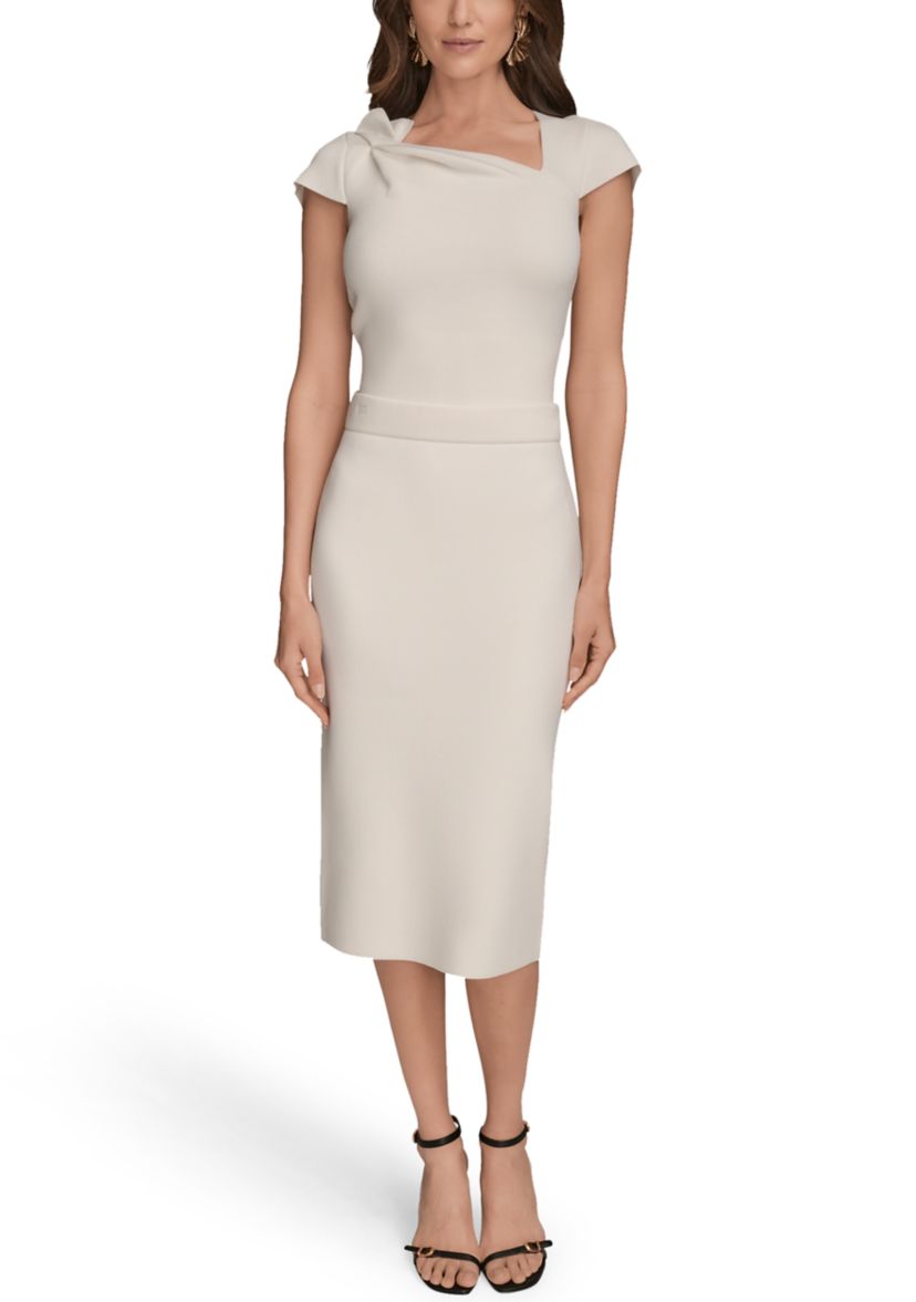 Womens Midi Sweater Skirt 