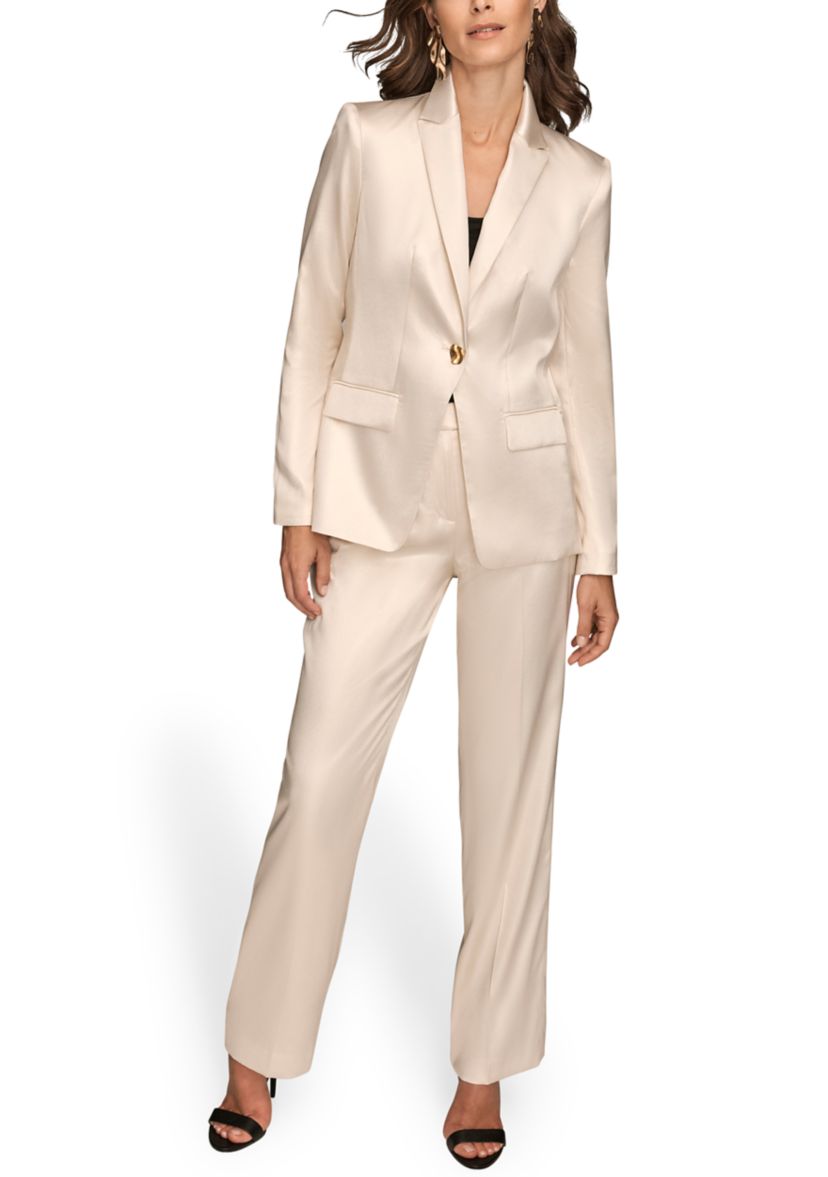 Womens Novelty One Button Jacket