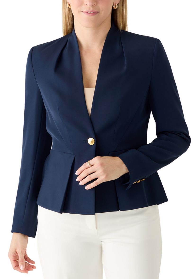 donna karan peplum dress Donna Karan New York Women's Peplum Jacket & Pencil Skirt