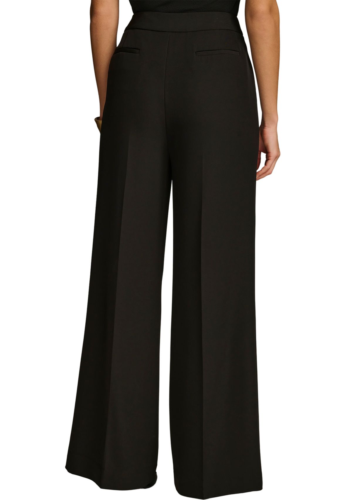 Womens Soft Suiting Wide Leg Pants