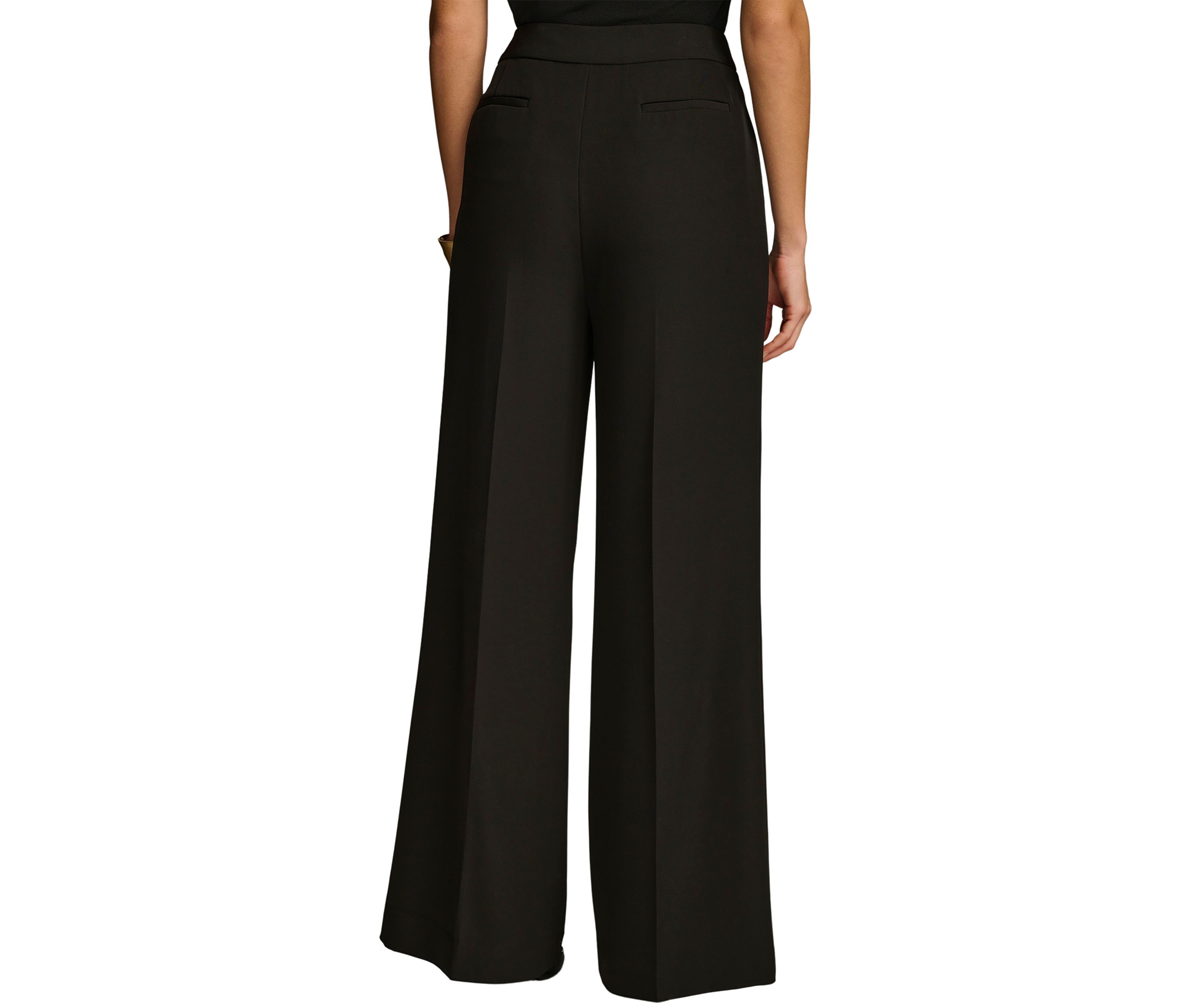 Womens Soft Suiting Wide Leg Pants