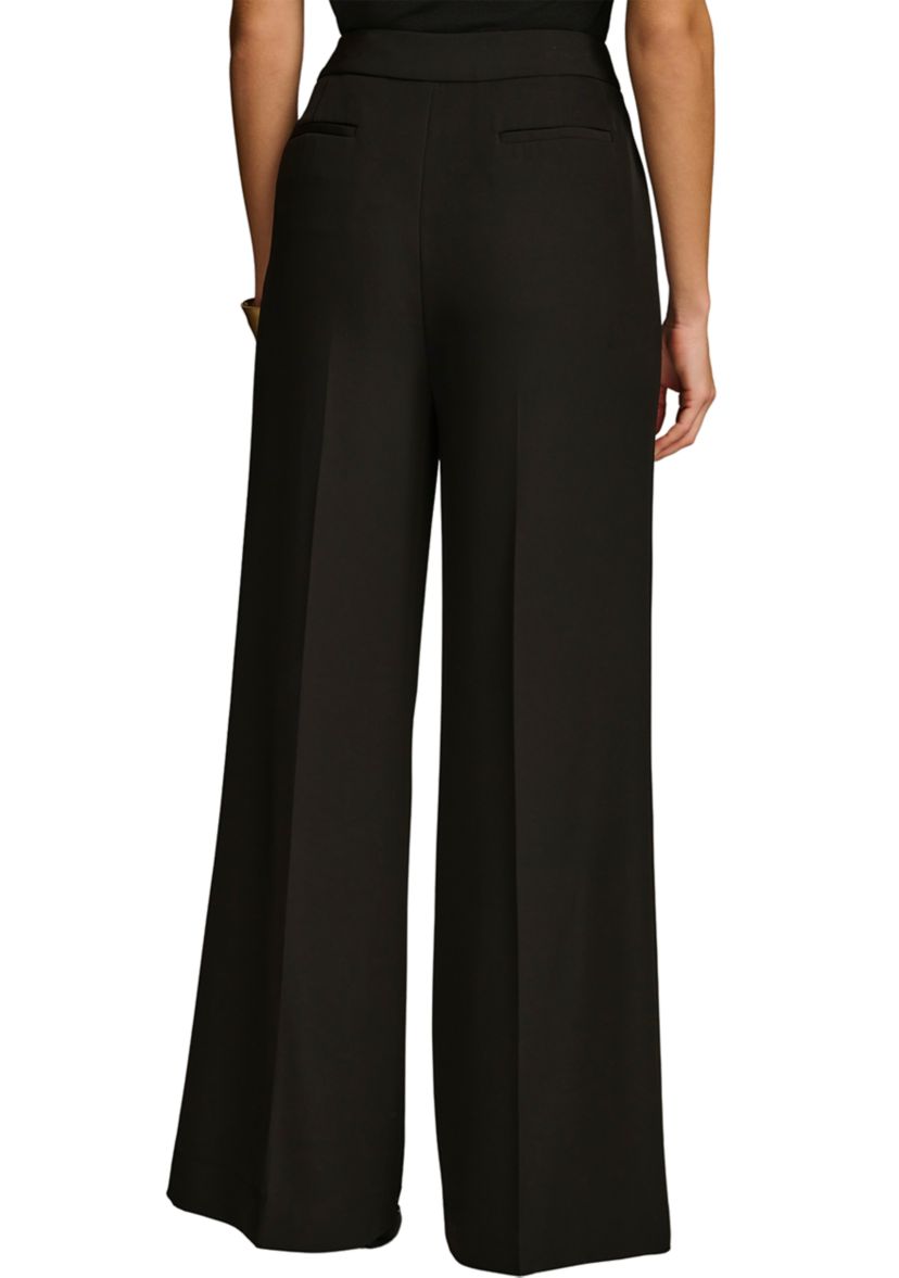 Womens Soft Suiting Wide Leg Pants