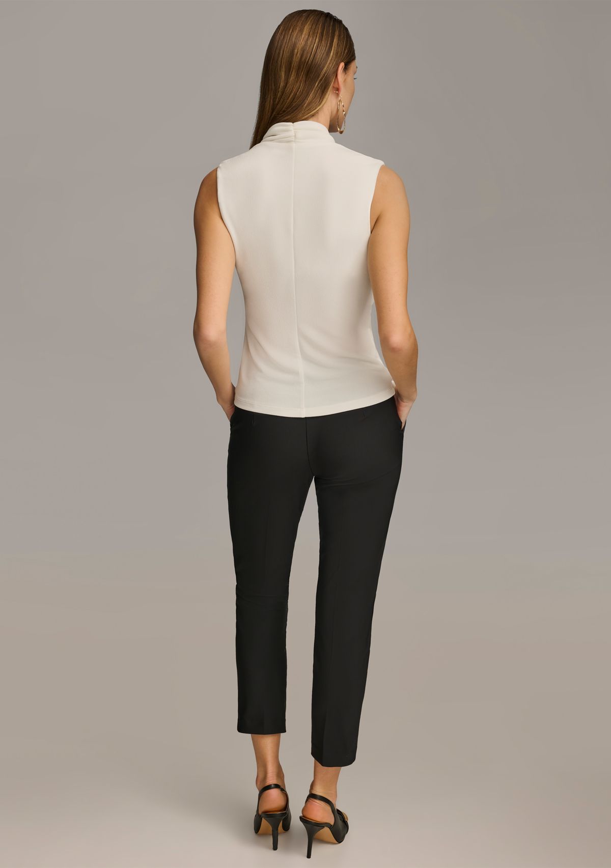 Womens Sleeveless Wrap Top