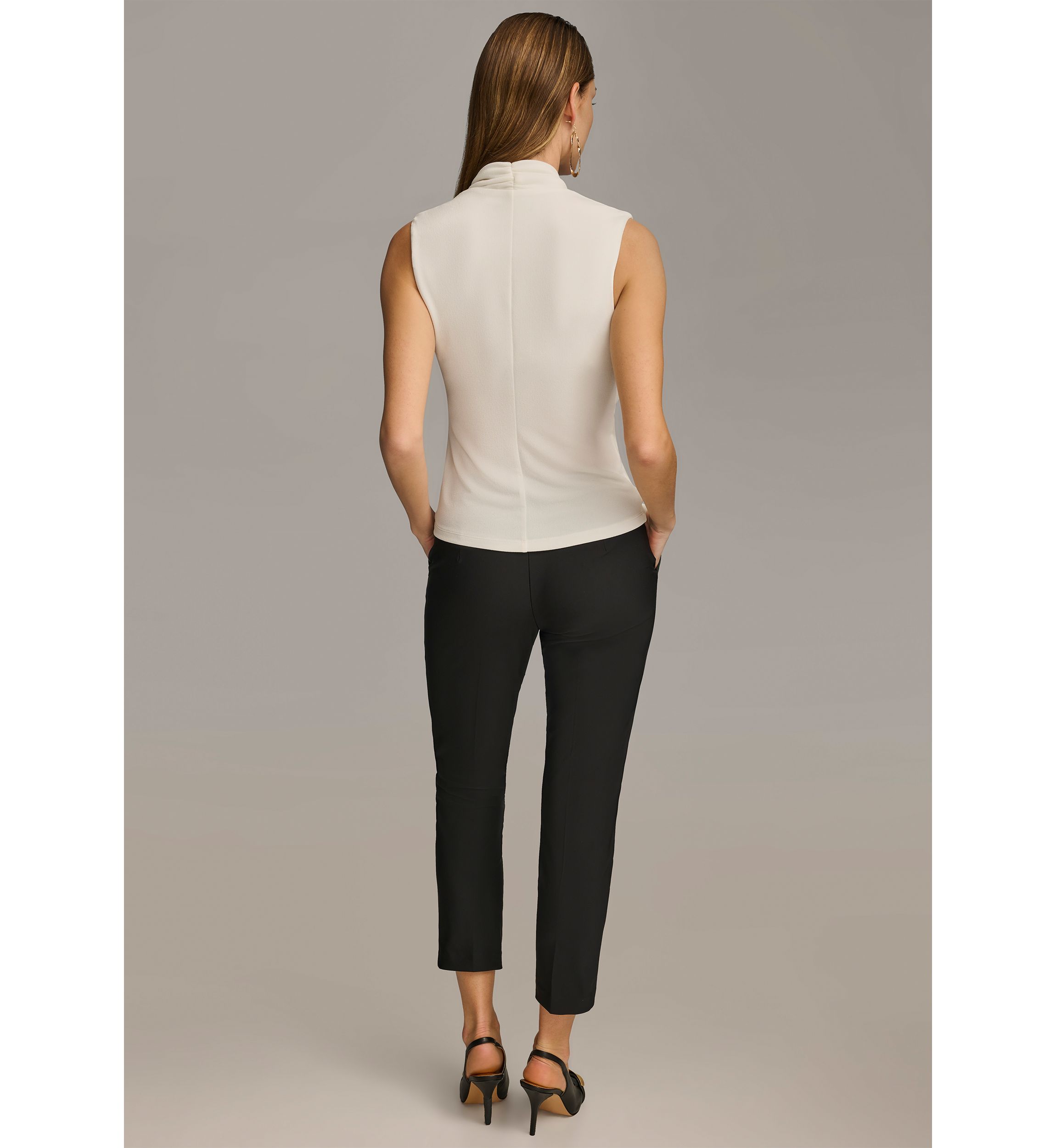 Womens Sleeveless Wrap Top