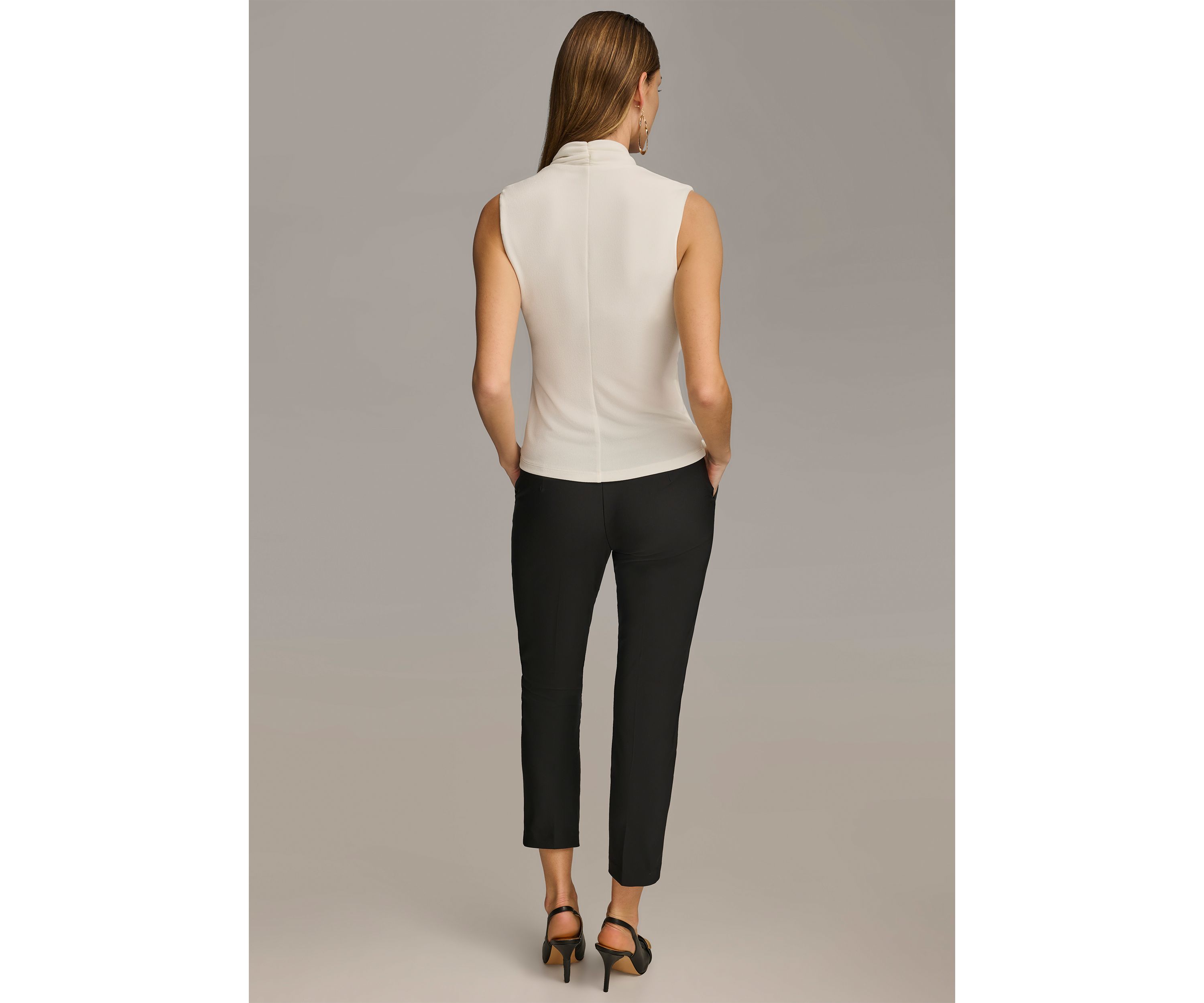 Womens Sleeveless Wrap Top