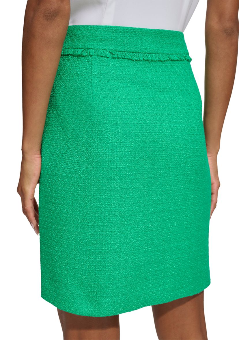 Womens Tweed Mini Skirt