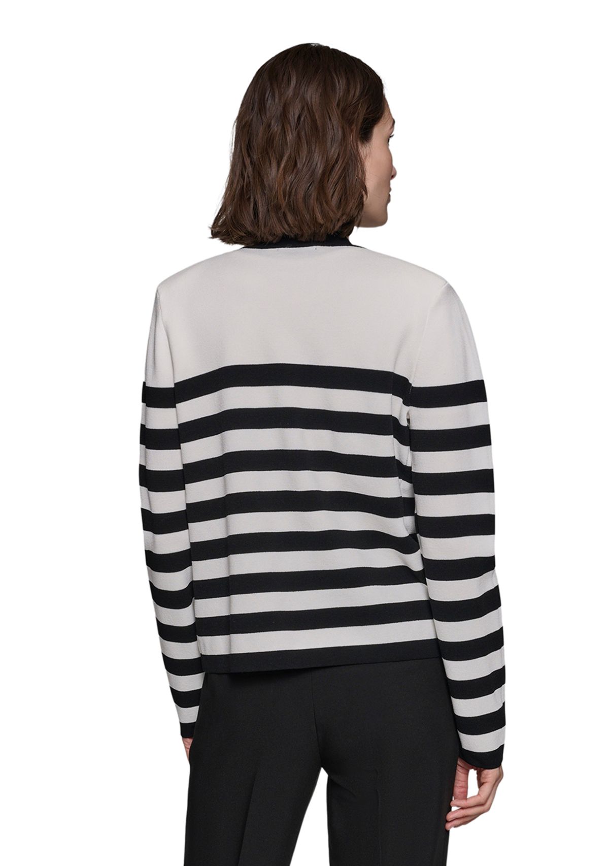Womens Striped Cardigan 