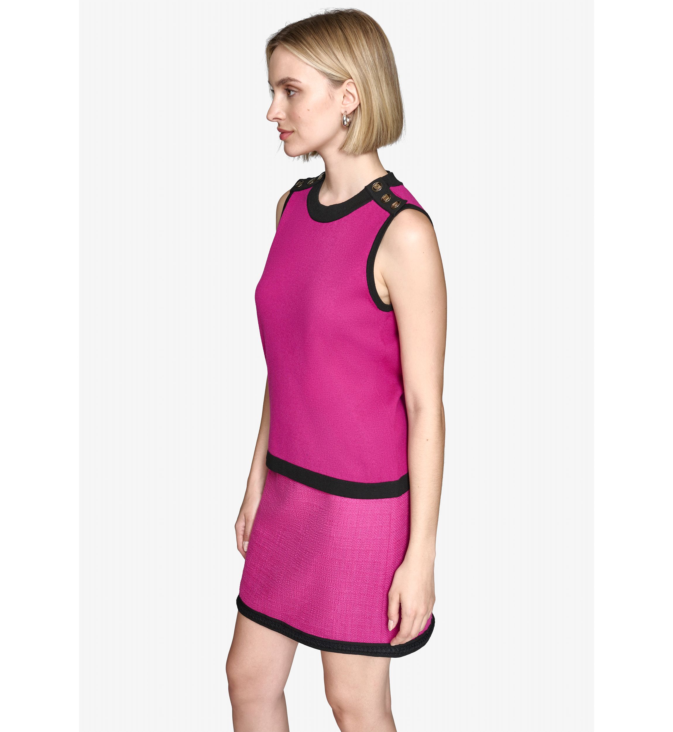 Womens Sleeveless Knit Sweater Dress