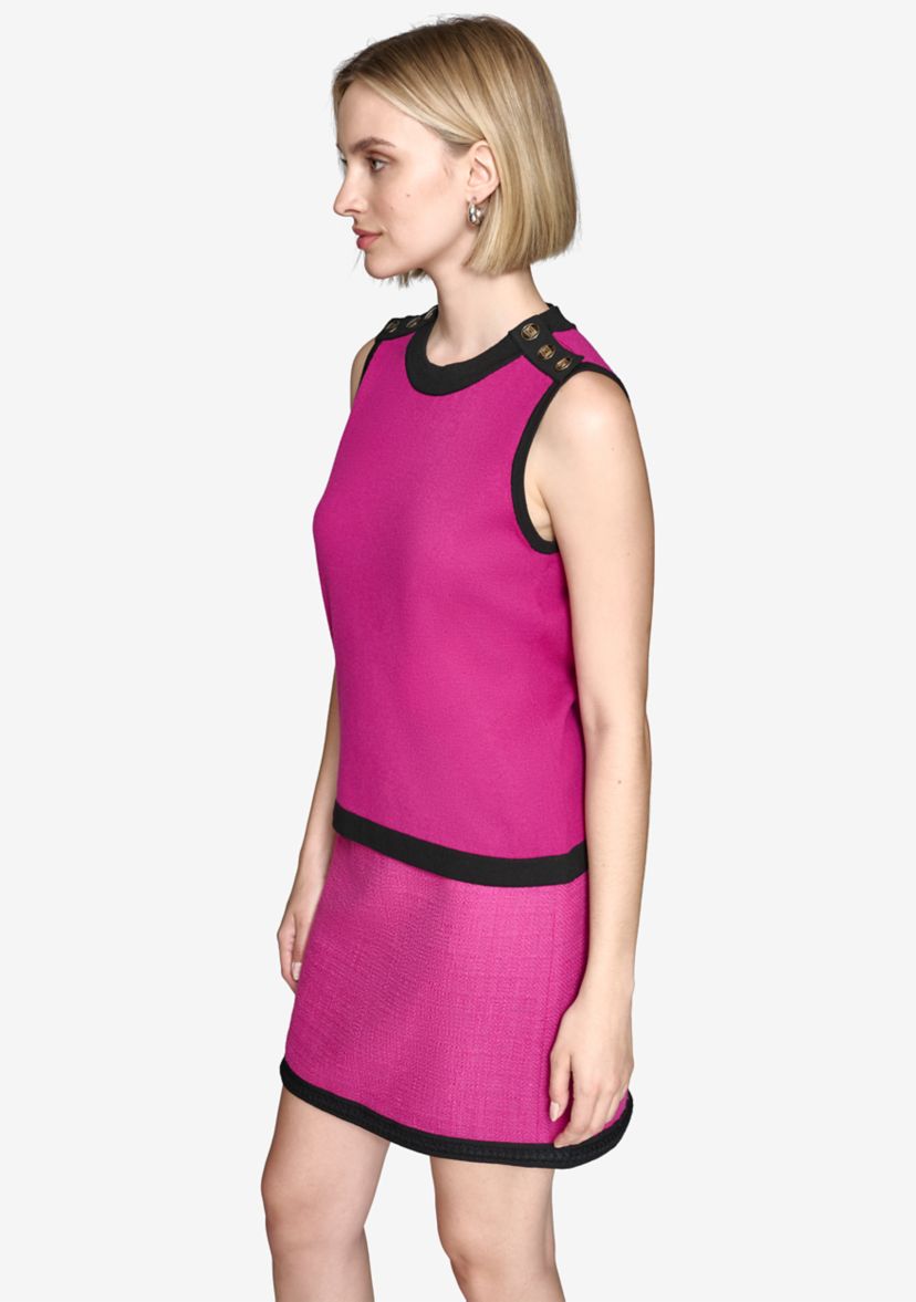 Womens Sleeveless Knit Sweater Dress