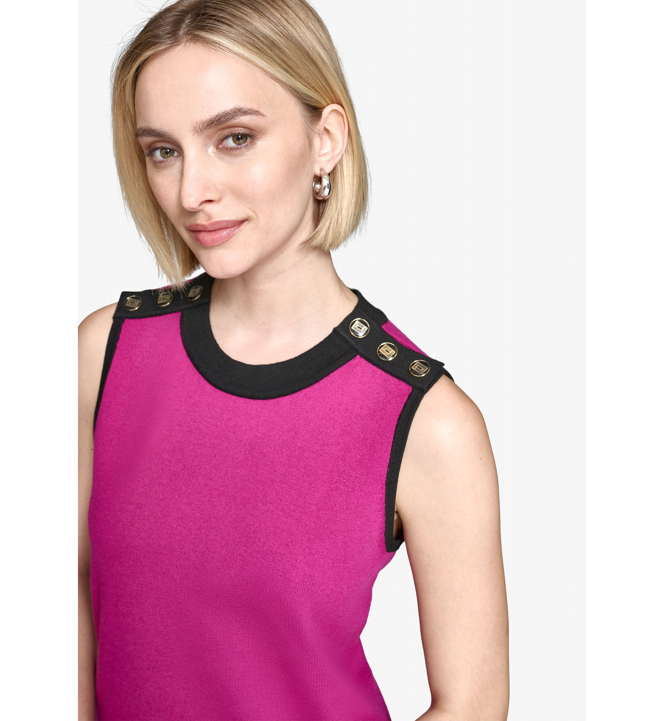 Womens Sleeveless Knit Sweater Dress