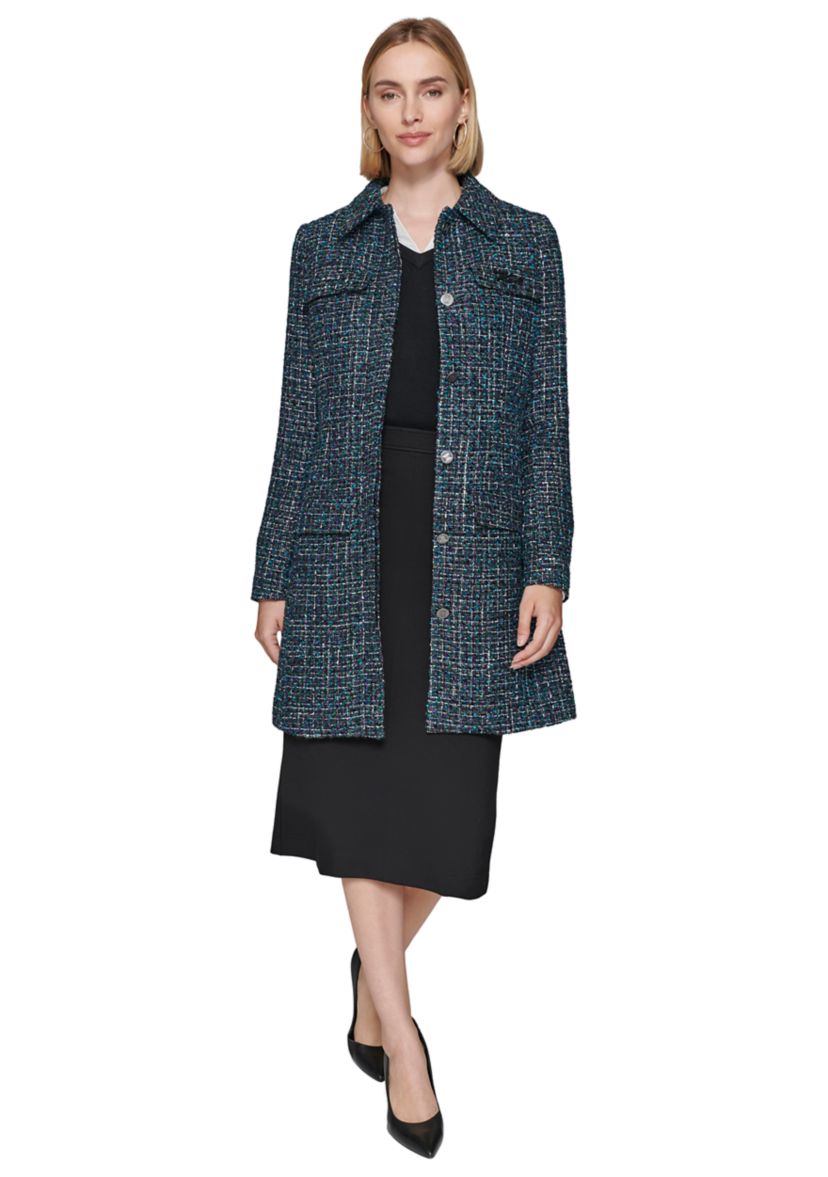 Womens Tweed Topper