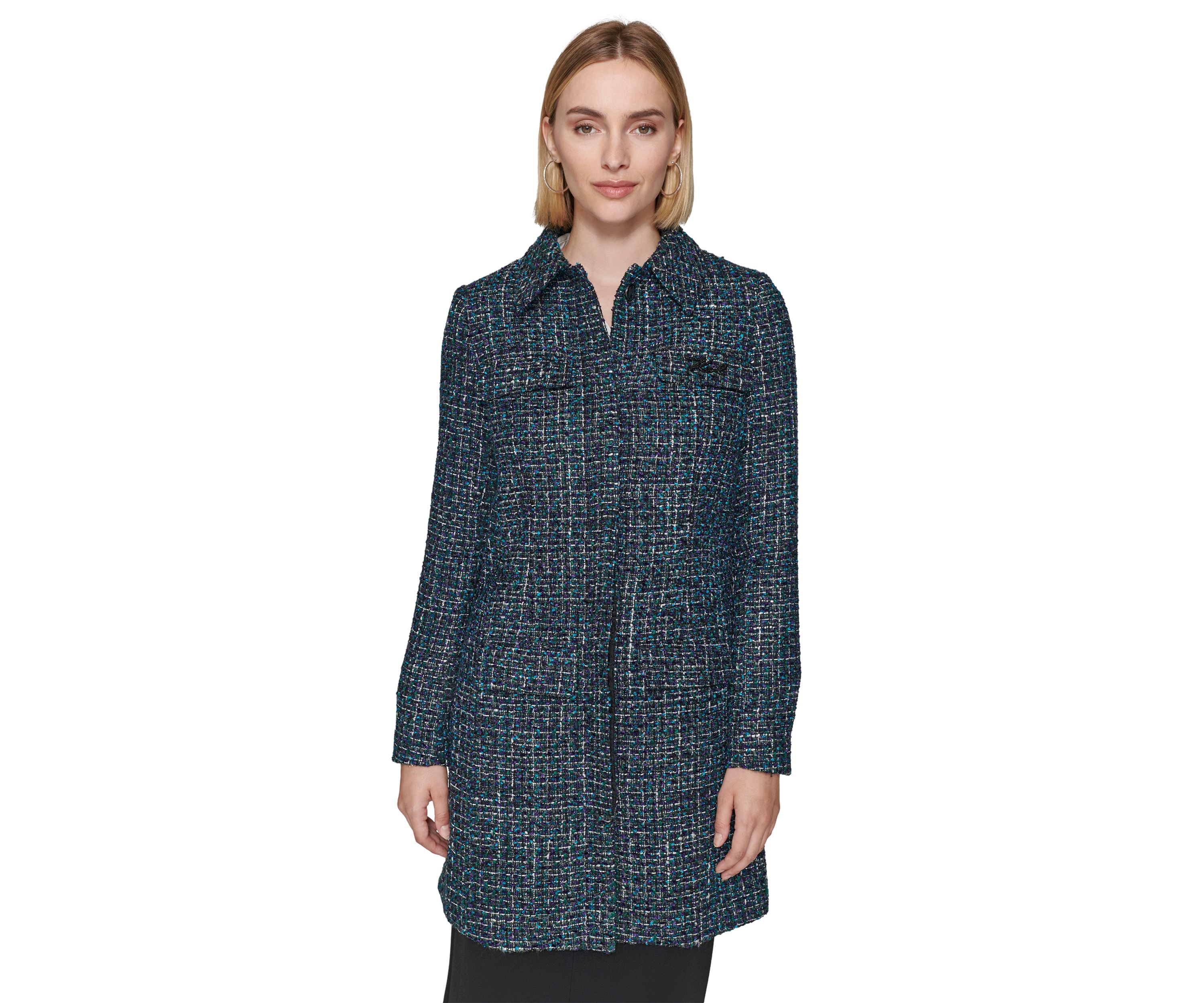 Womens Tweed Topper
