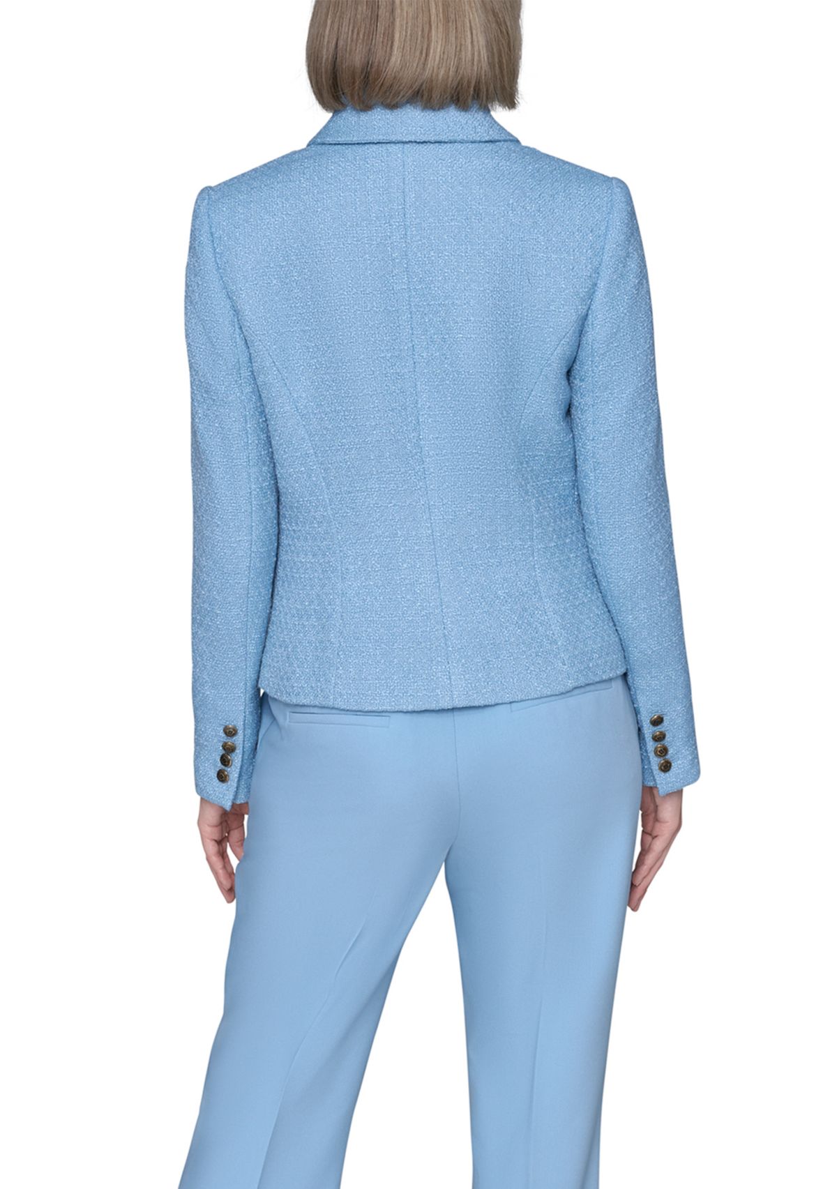 Womens Tweed Double Breasted Jacket 