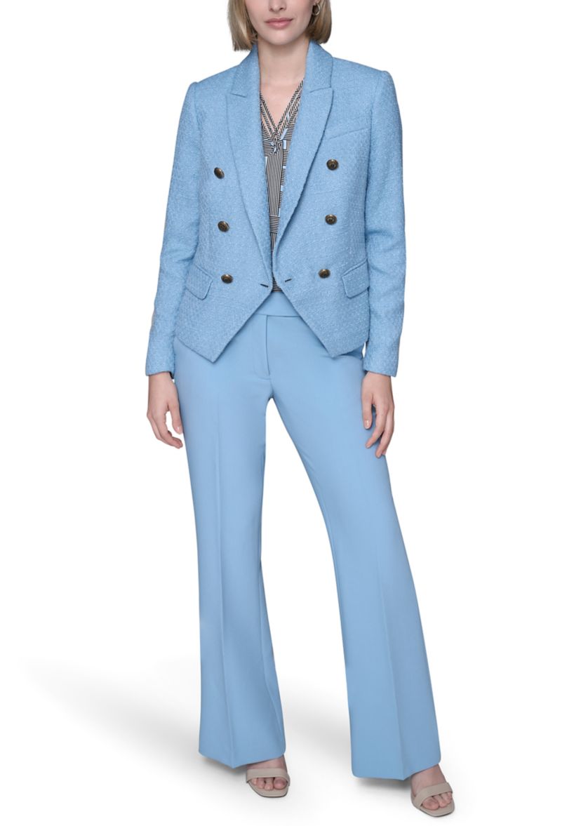 Womens Tweed Double Breasted Jacket 