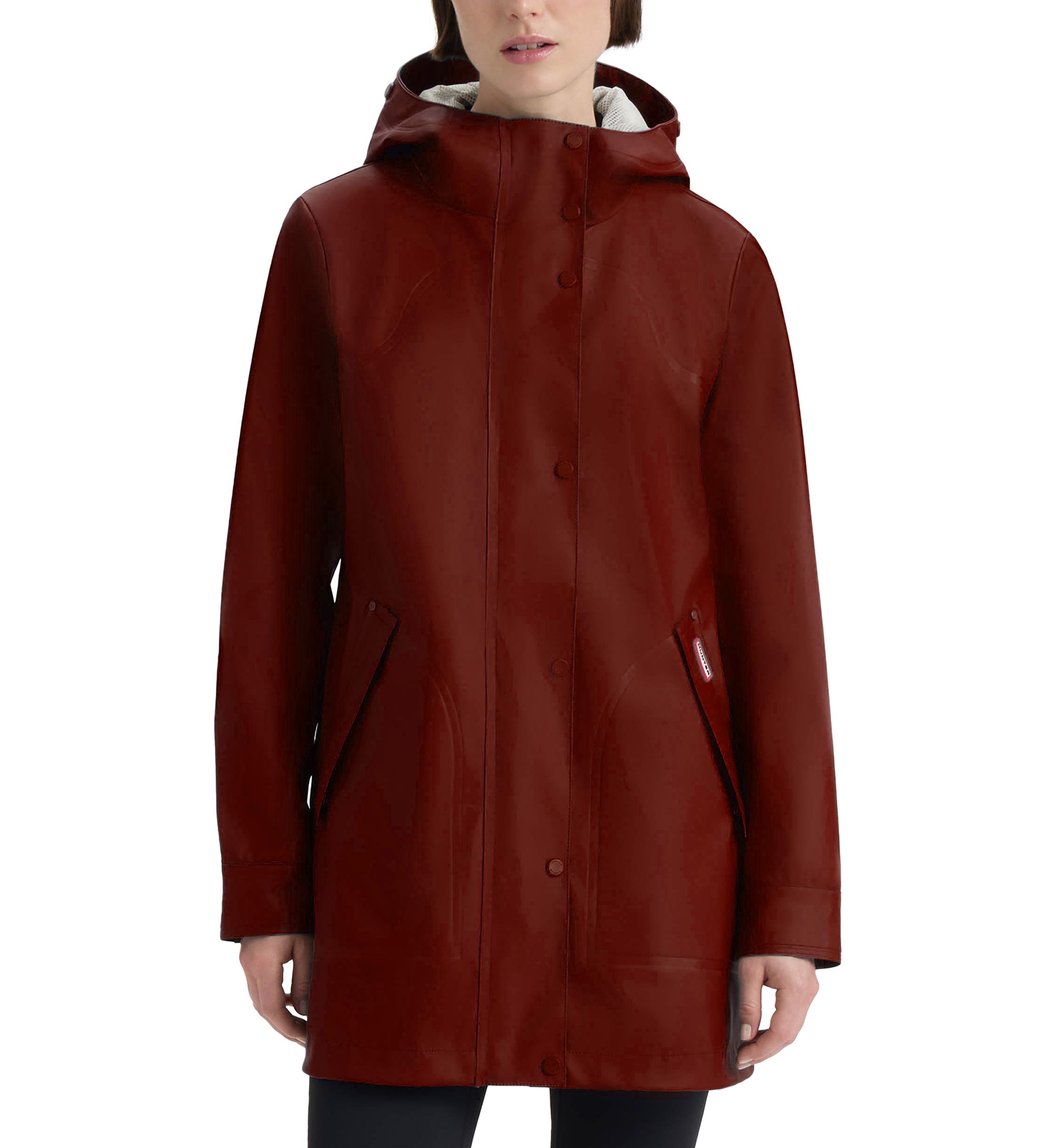 Womens Adela Cotton Canvas Rain Jacket