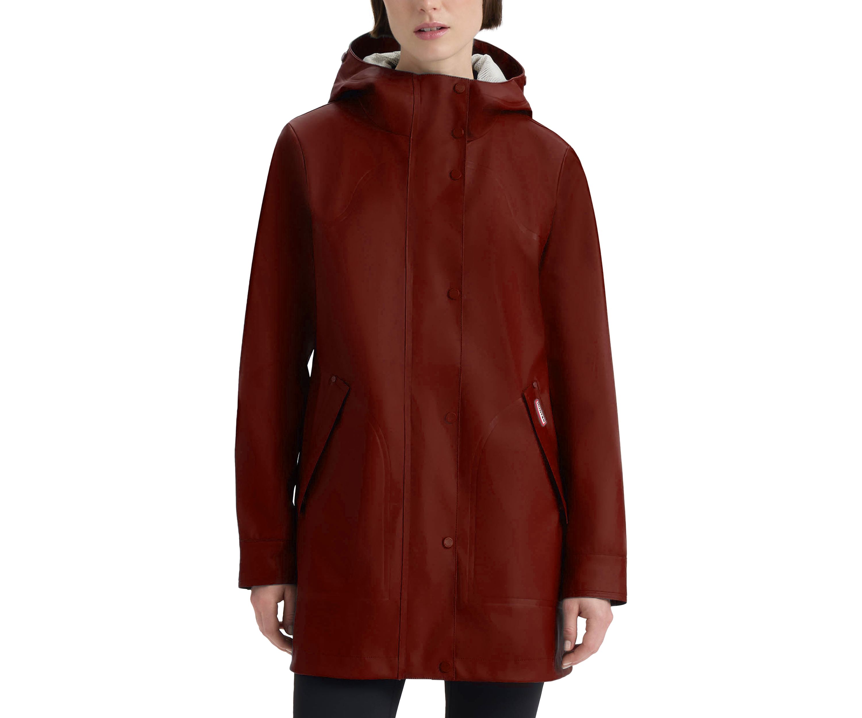 Womens Adela Cotton Canvas Rain Jacket
