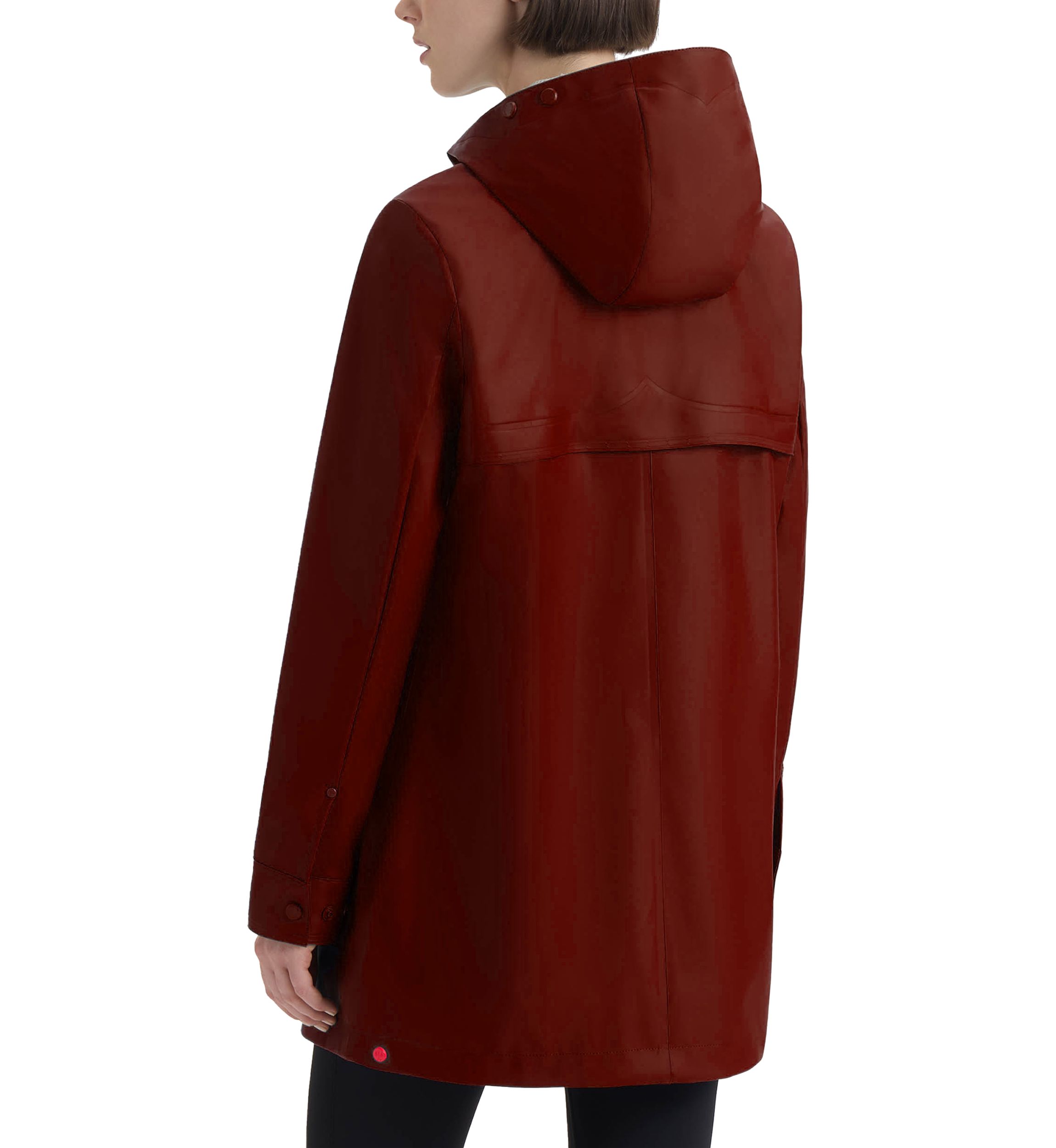 Womens Adela Cotton Canvas Rain Jacket