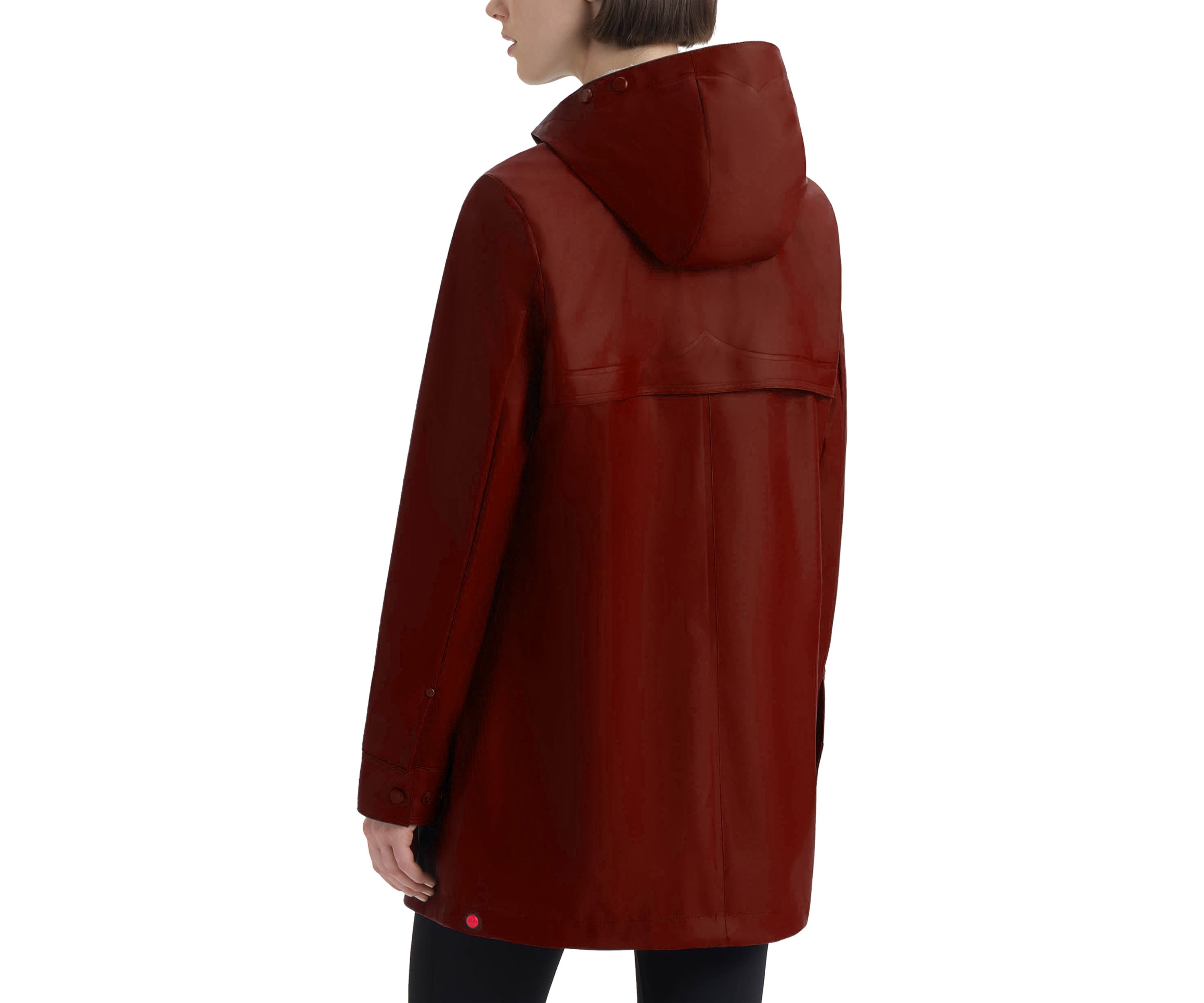 Womens Adela Cotton Canvas Rain Jacket