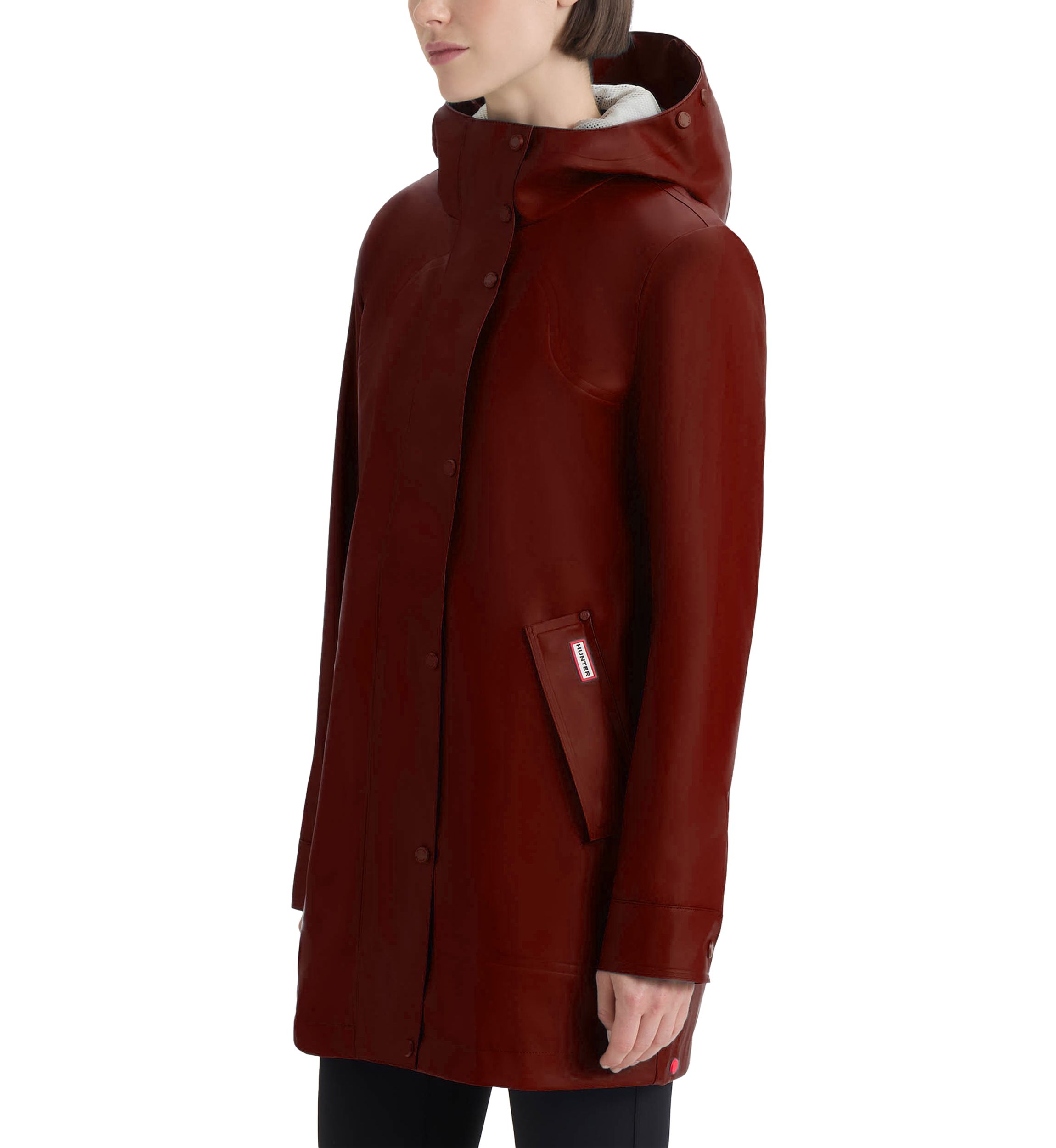 Womens Adela Cotton Canvas Rain Jacket