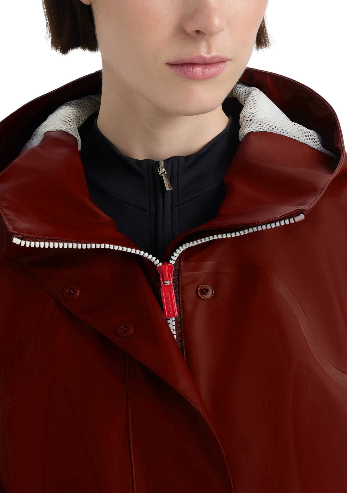 Womens Adela Cotton Canvas Rain Jacket