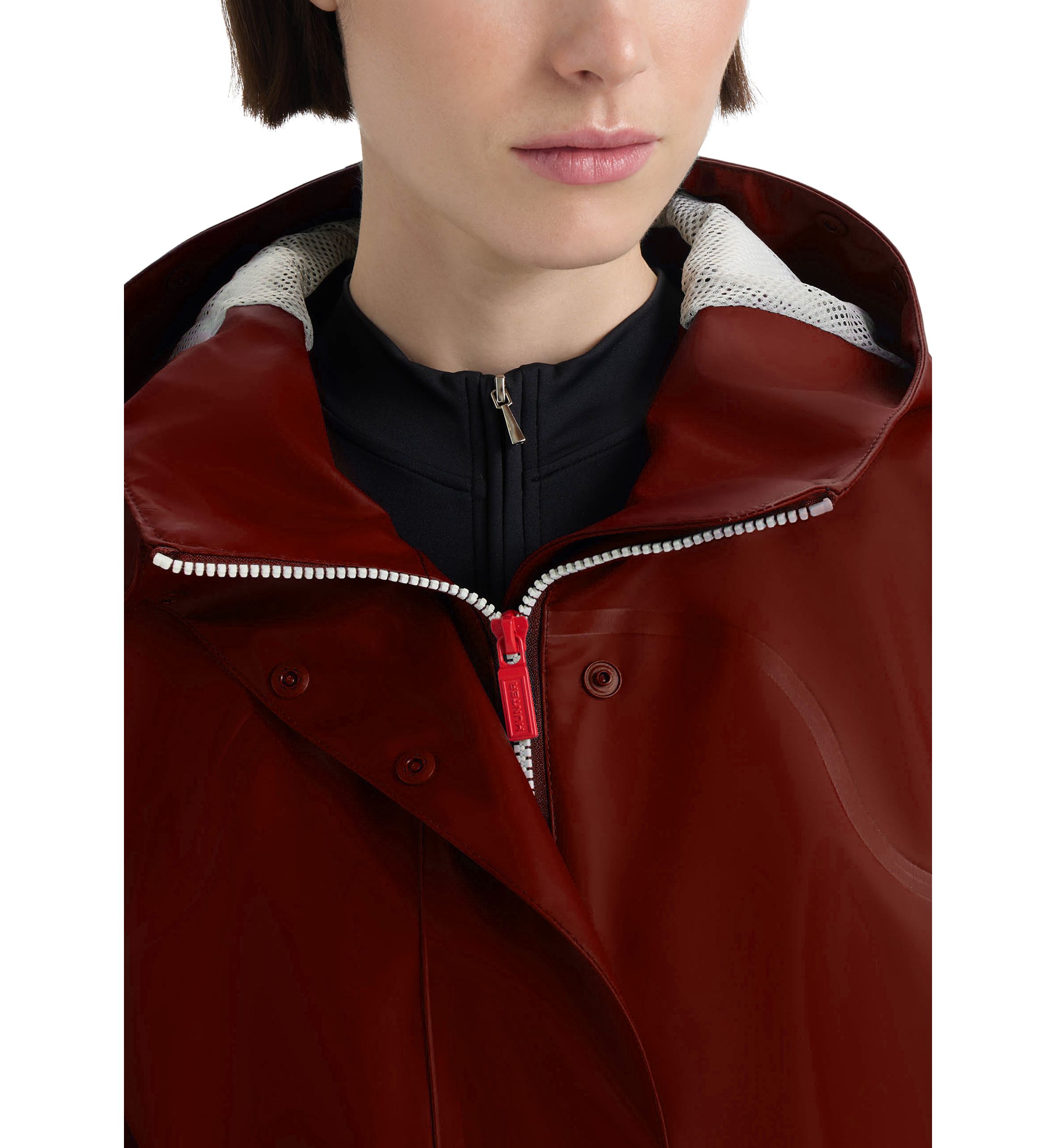 Womens Adela Cotton Canvas Rain Jacket