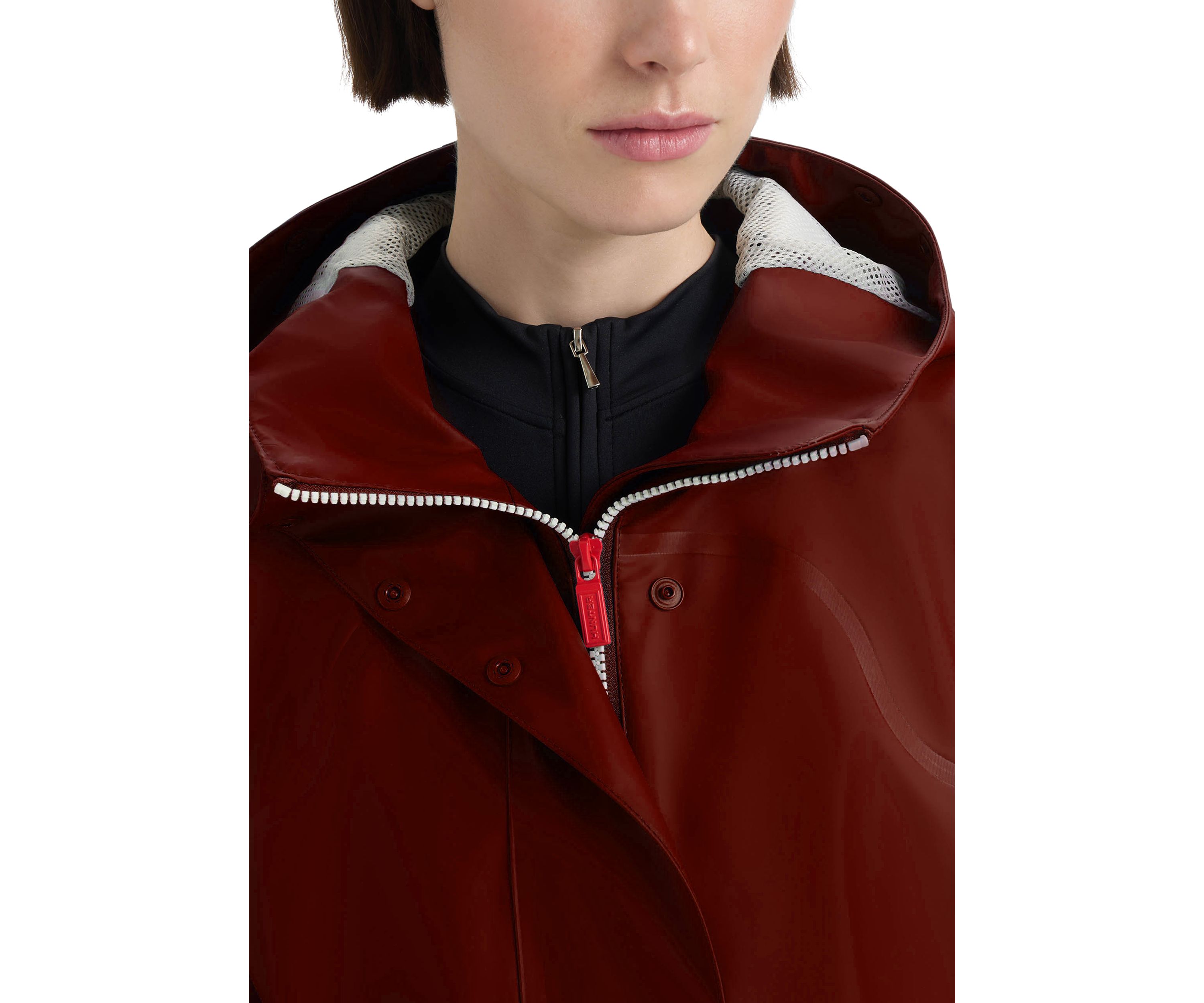 Womens Adela Cotton Canvas Rain Jacket