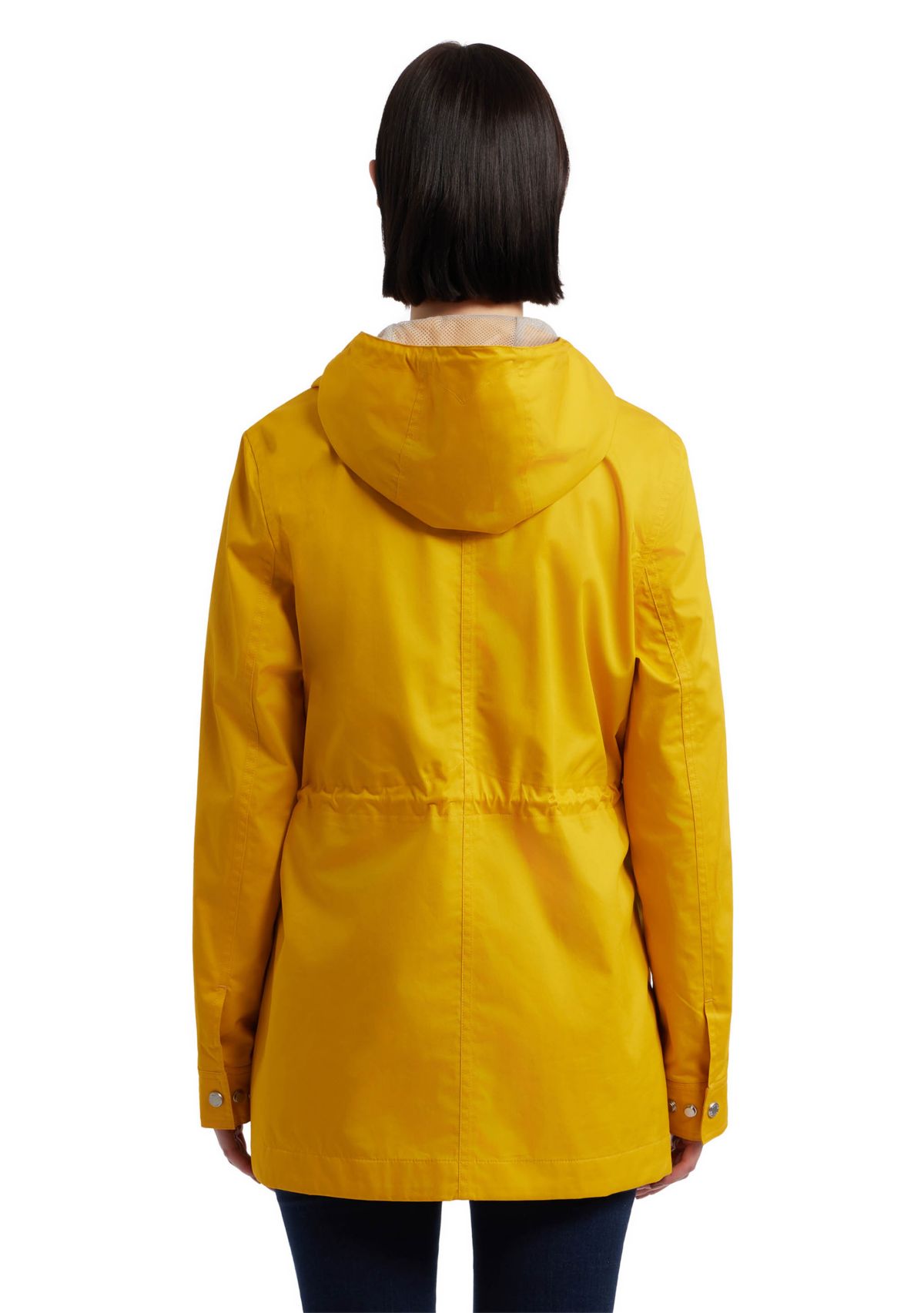 Womens Adela Cotton Canvas Rain Jacket