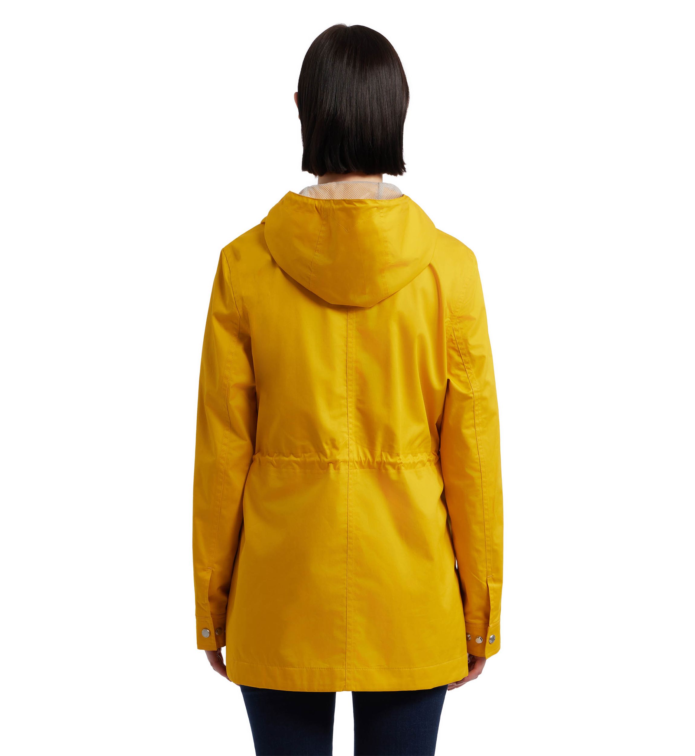Womens Adela Cotton Canvas Rain Jacket