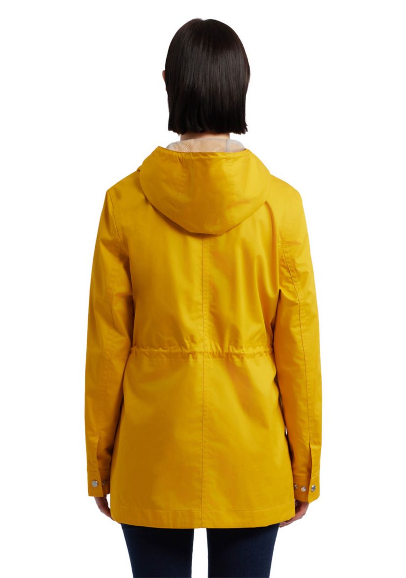 Womens Adela Cotton Canvas Rain Jacket