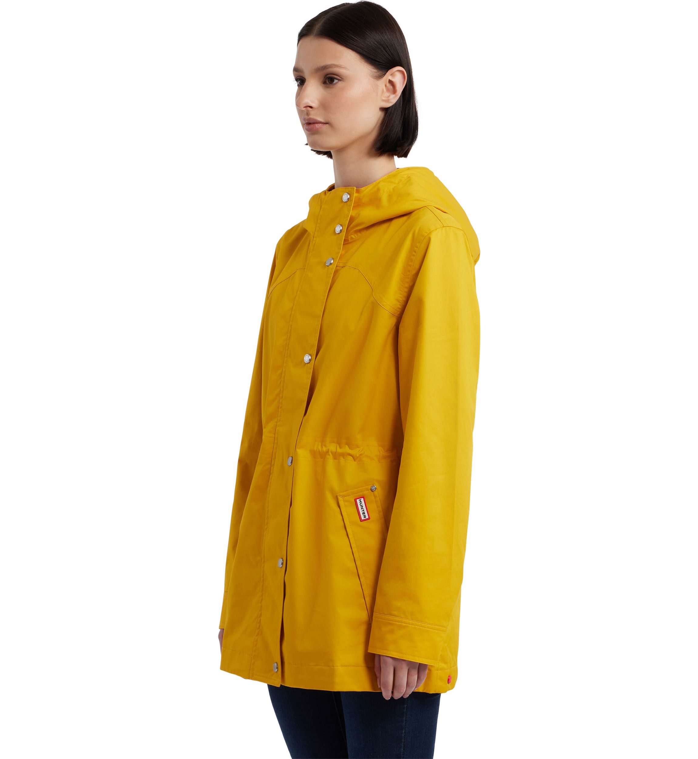 Womens Adela Cotton Canvas Rain Jacket