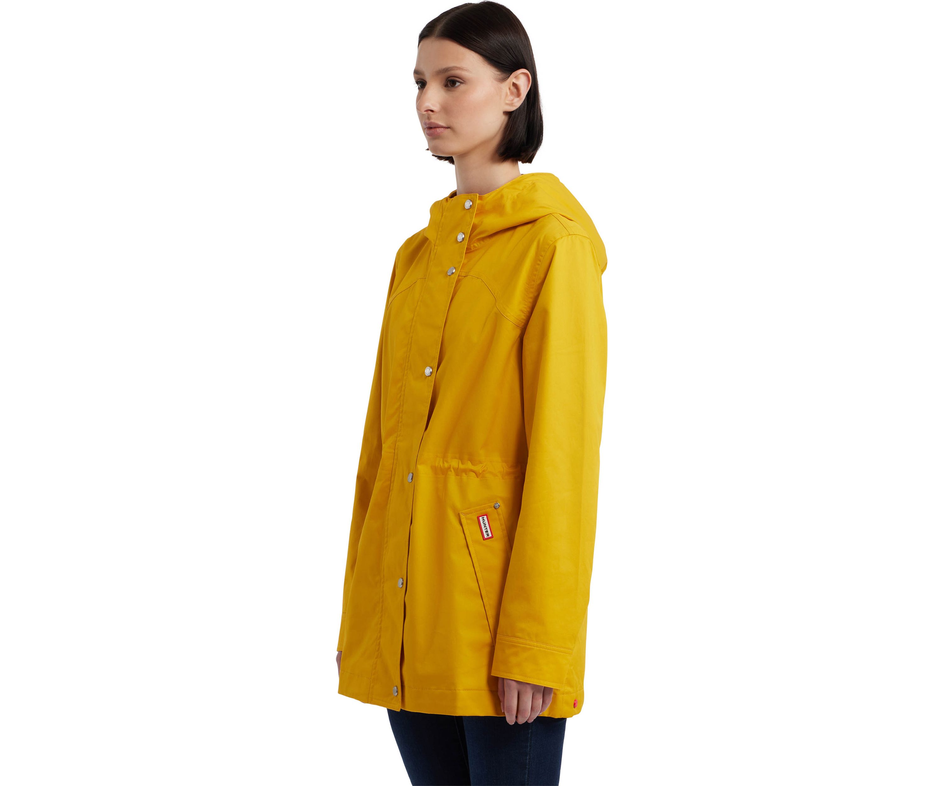 Womens Adela Cotton Canvas Rain Jacket