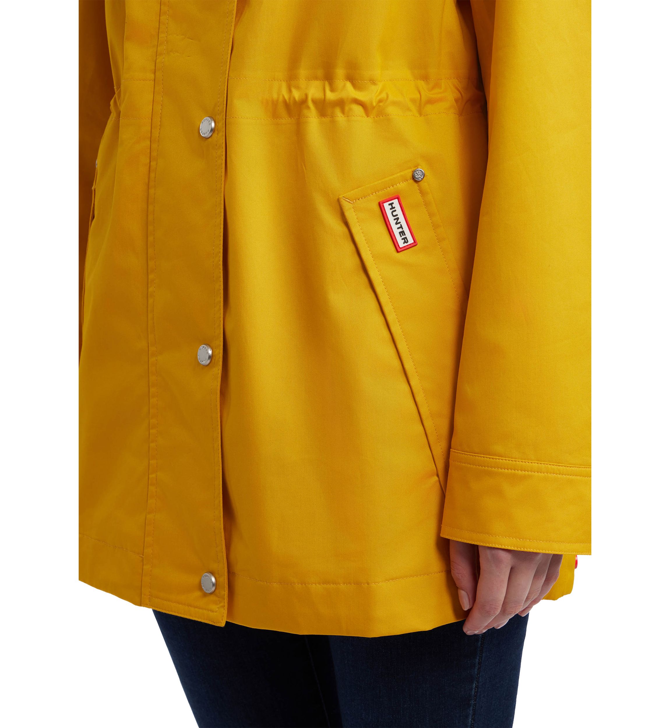 Womens Adela Cotton Canvas Rain Jacket