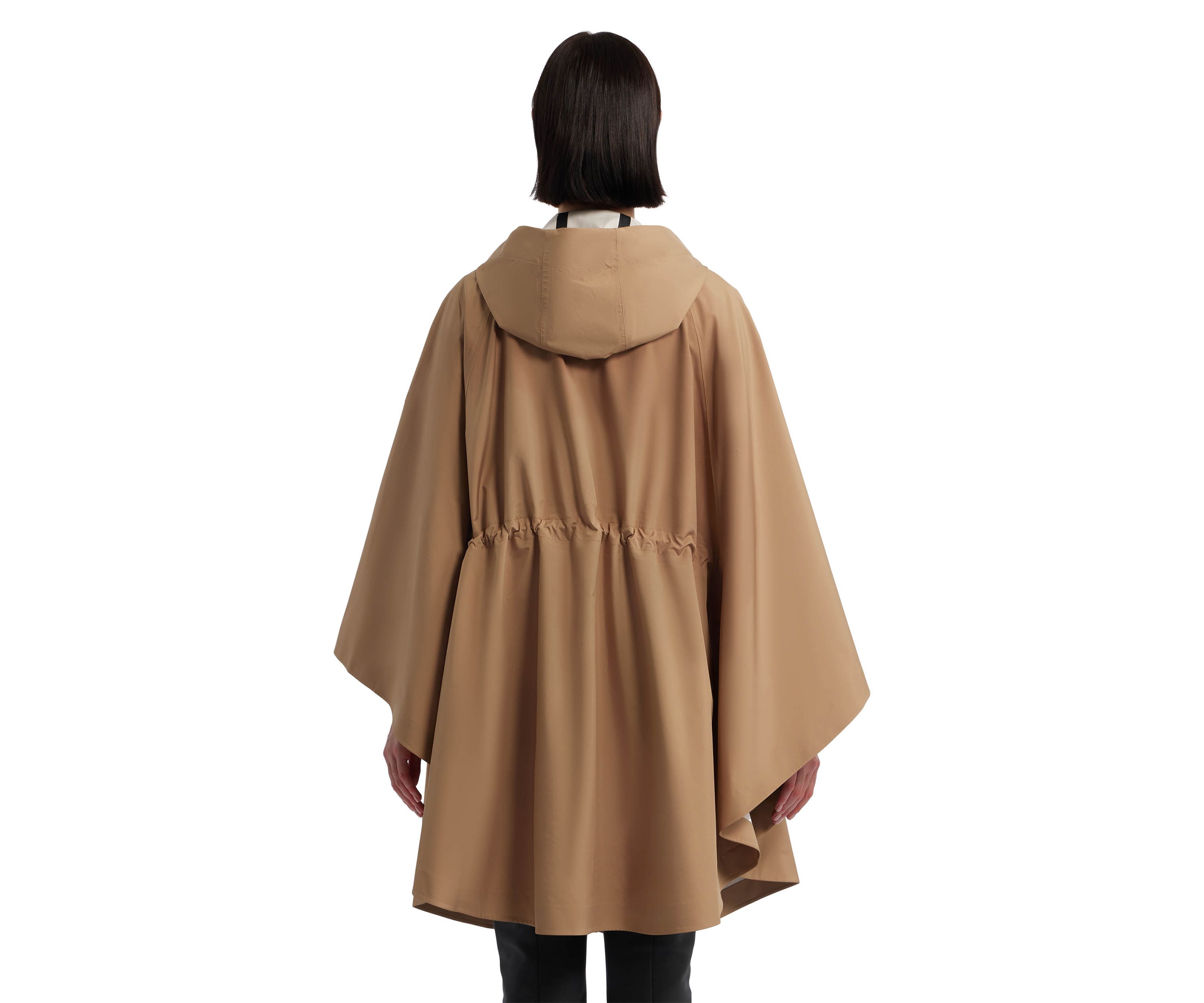 Womens Rose Rain Bonded Novelty Cape