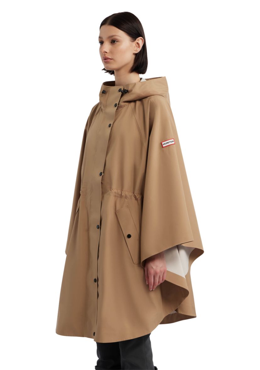 Womens Rose Rain Bonded Novelty Cape