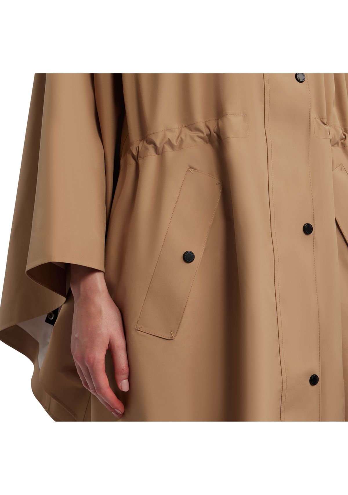 Womens Rose Rain Bonded Novelty Cape