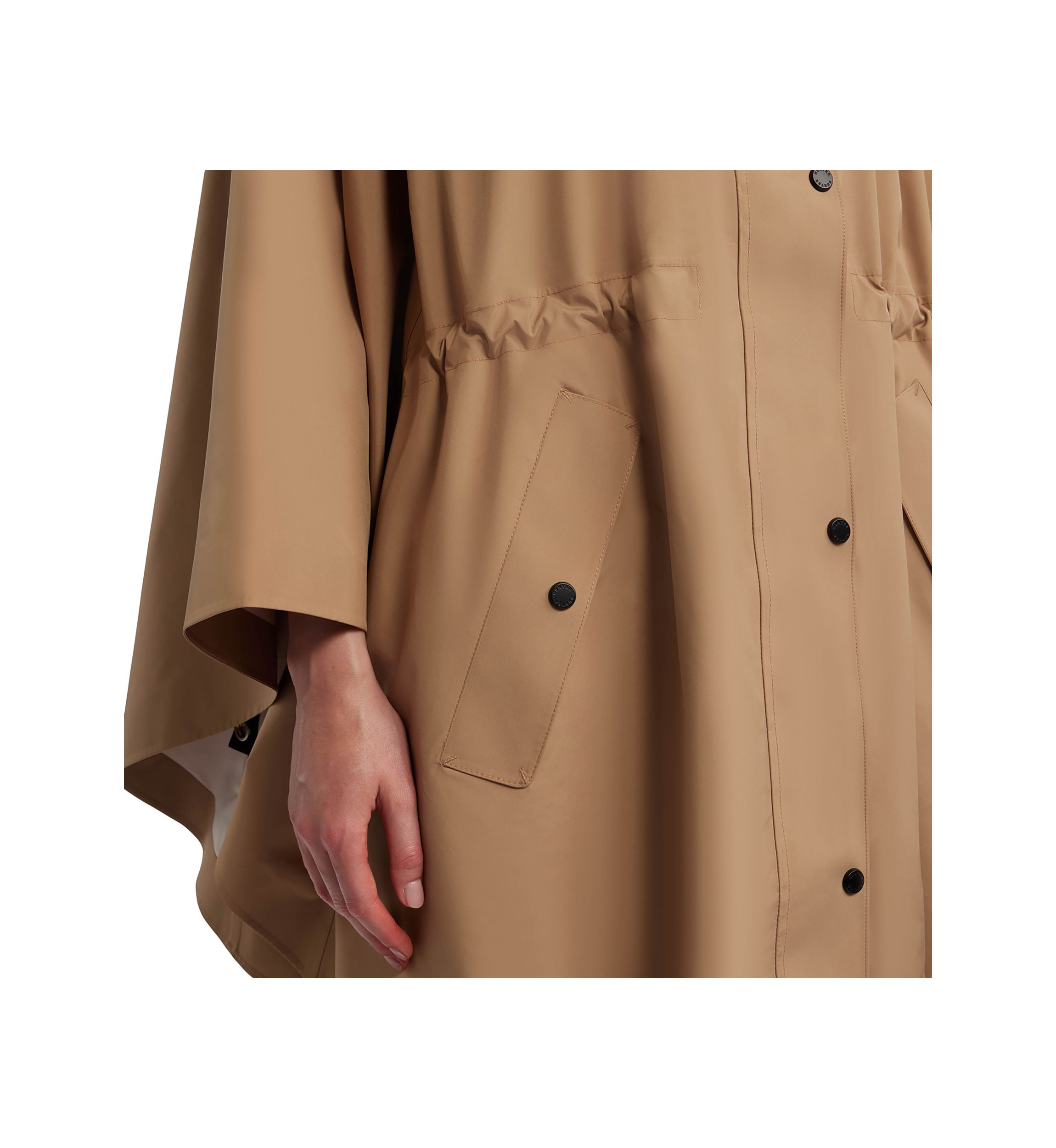 Womens Rose Rain Bonded Novelty Cape