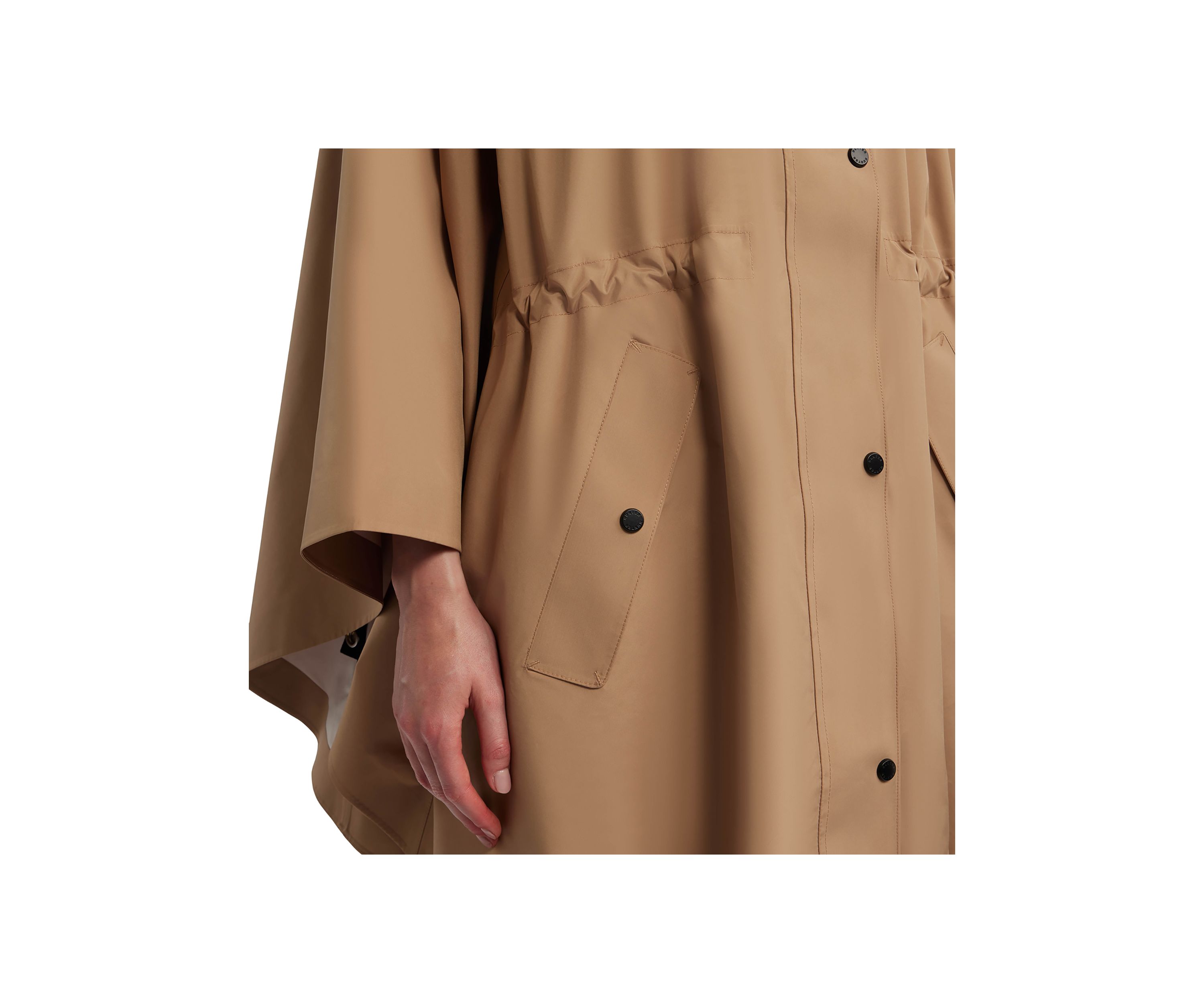 Womens Rose Rain Bonded Novelty Cape
