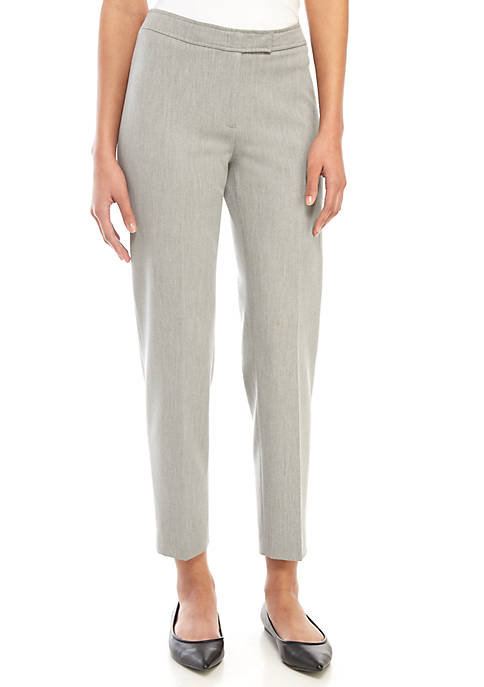 Anne Klein Stretch Twill Extended Tab Pants